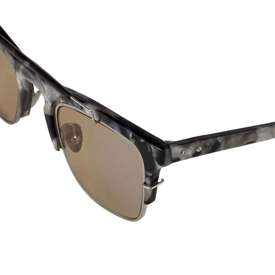 Kris Van Assche Sunglasses D-Frame Black and Orange-GR8 Sunglasses