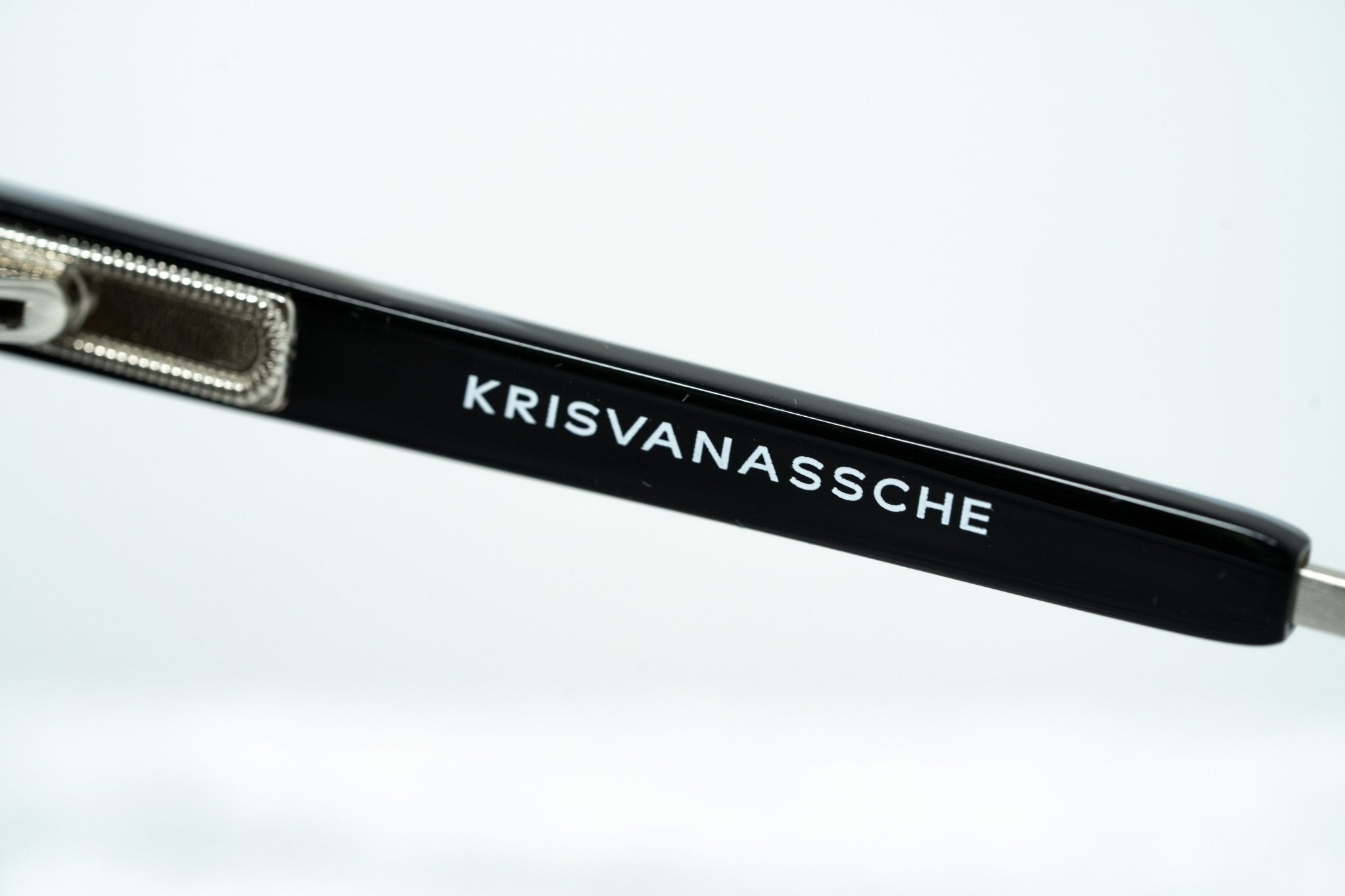 Kris Van Assche Sunglasses D-Frame Black and Orange-GR8 Sunglasses