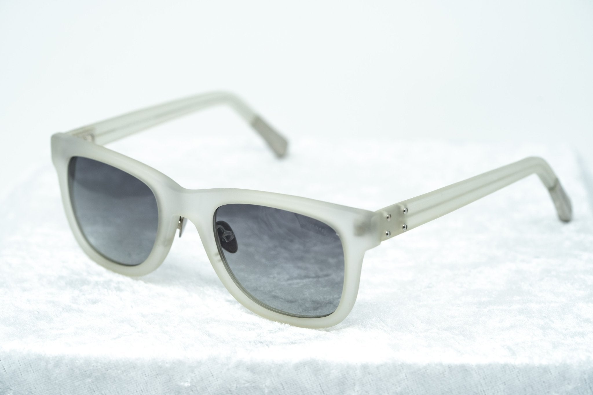 Kris Van Assche Sunglasses with D-frame Rubberised Clear and Grey Lenses - KVA47C2SUN - Watches & Crystals