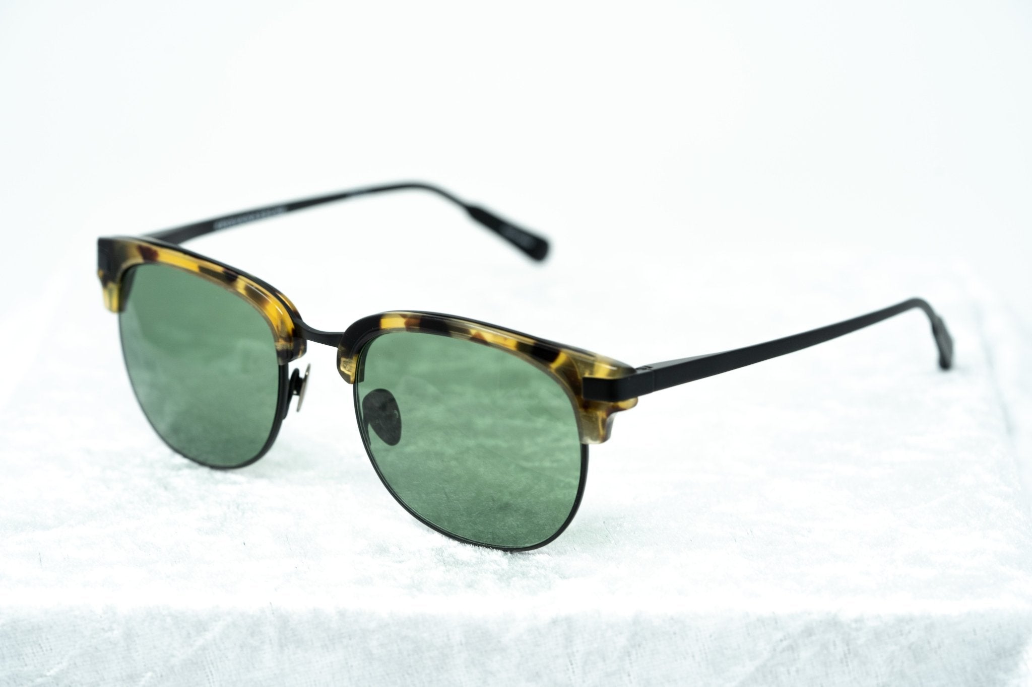 Kris Van Assche Sunglasses D-Frame Black and Green-GR8 Sunglasses