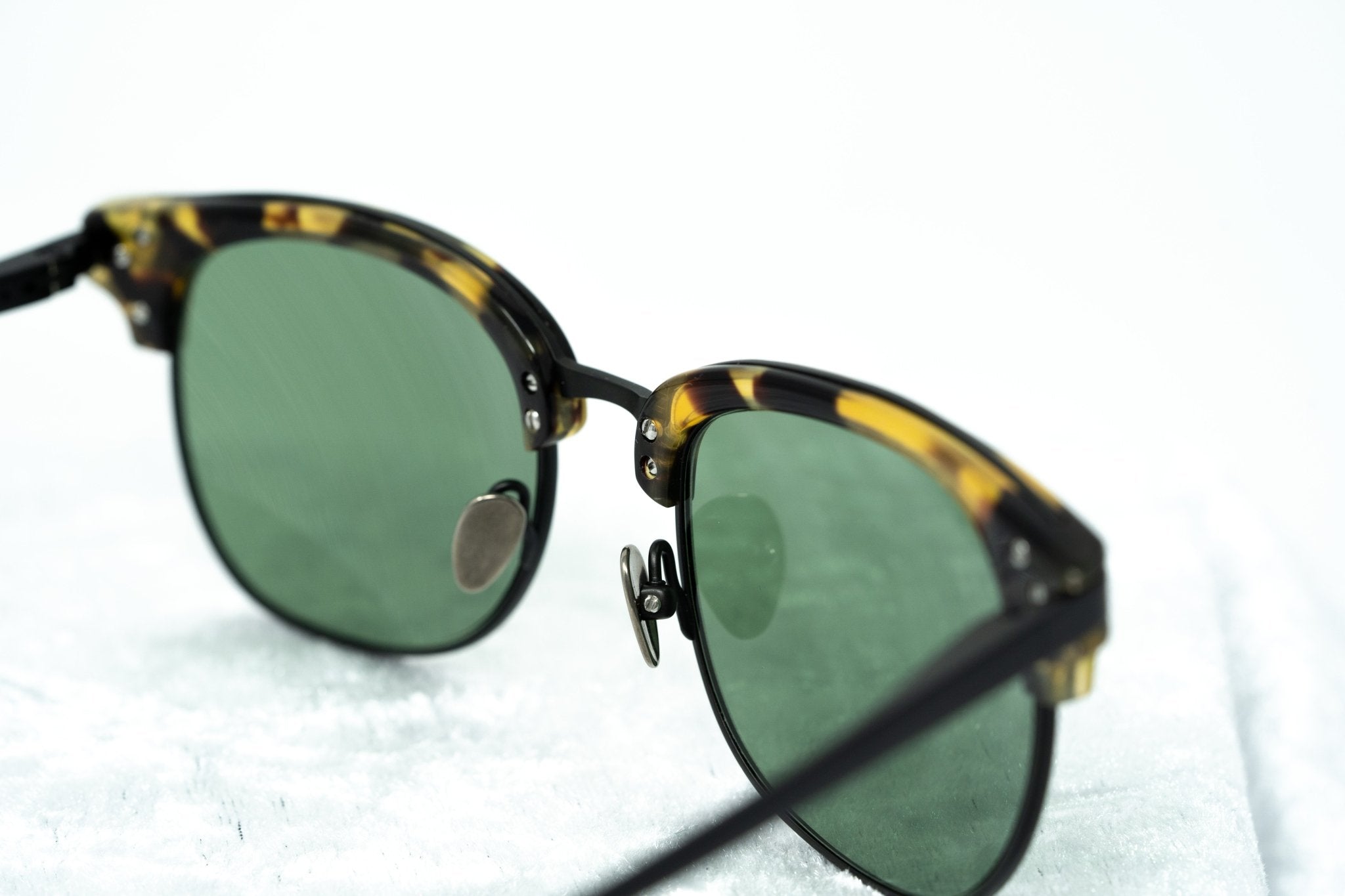 Kris Van Assche Sunglasses D-Frame Black and Green-GR8 Sunglasses