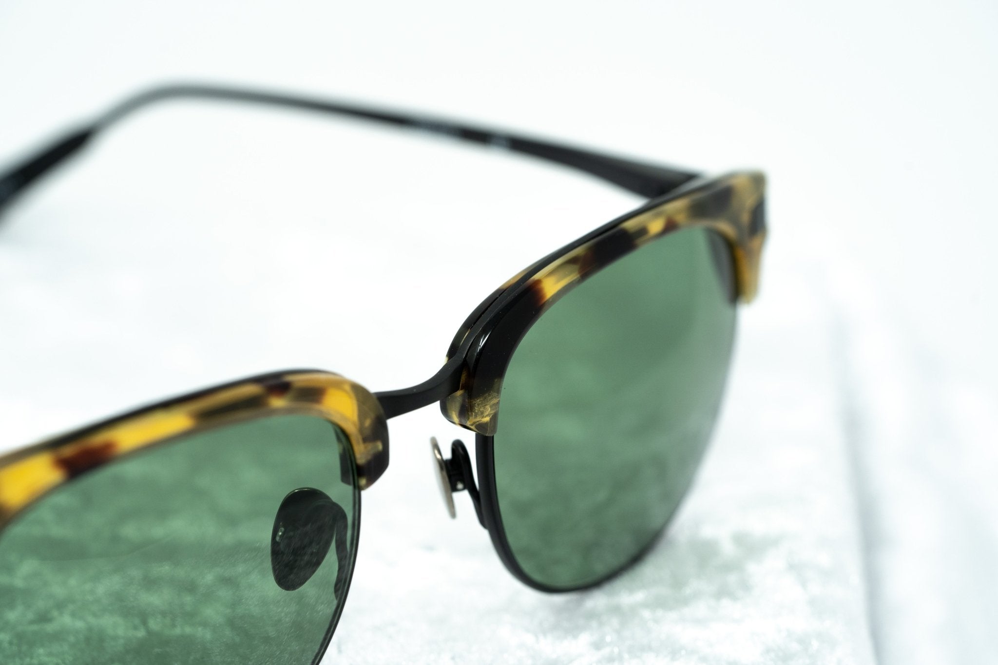 Kris Van Assche Sunglasses D-Frame Black and Green-GR8 Sunglasses