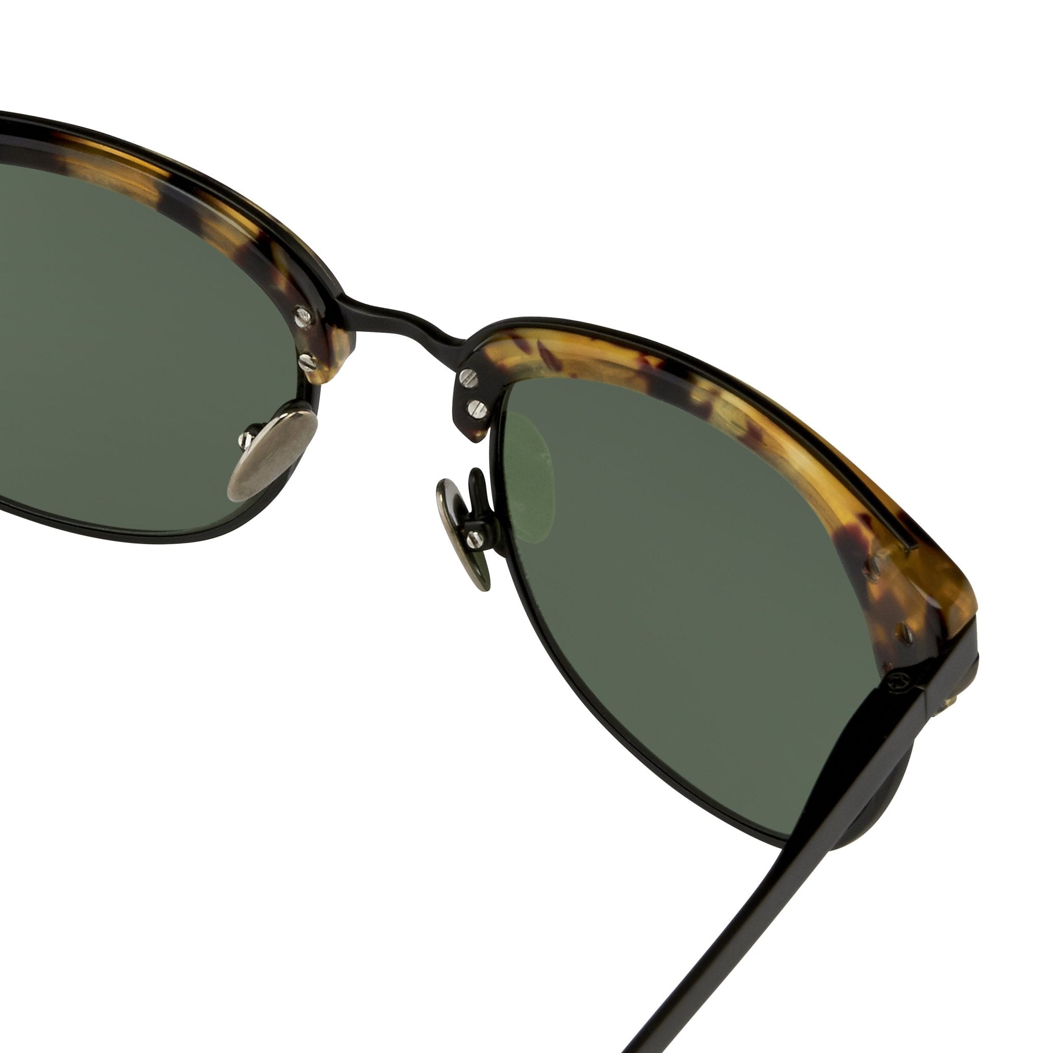 Kris Van Assche Sunglasses D-Frame Black and Green-GR8 Sunglasses