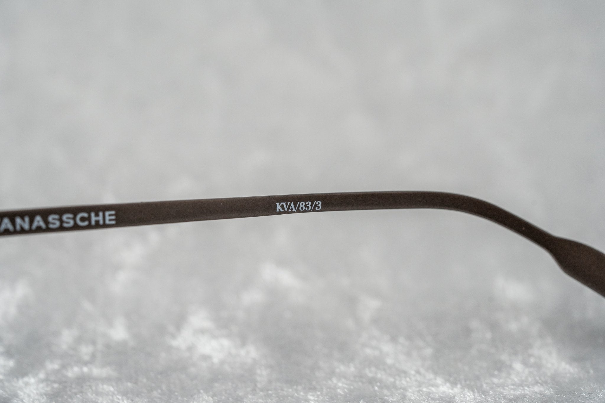 Kris Van Assche Sunglasses Double Bridge Round Apricot and Brown-GR8 Sunglasses