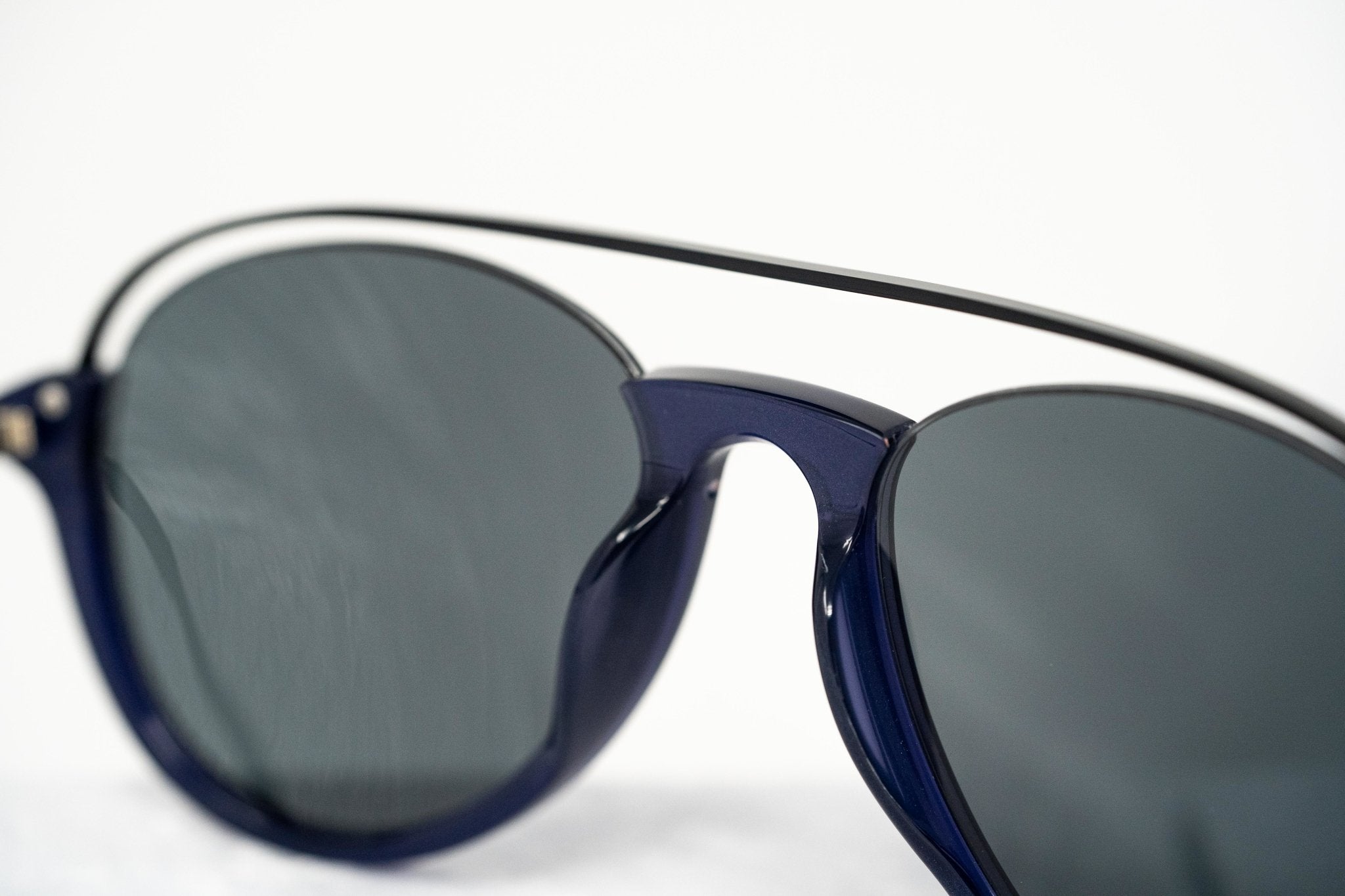 Kris Van Assche Sunglasses Navy Shiny Black and Blue-GR8 Sunglasses