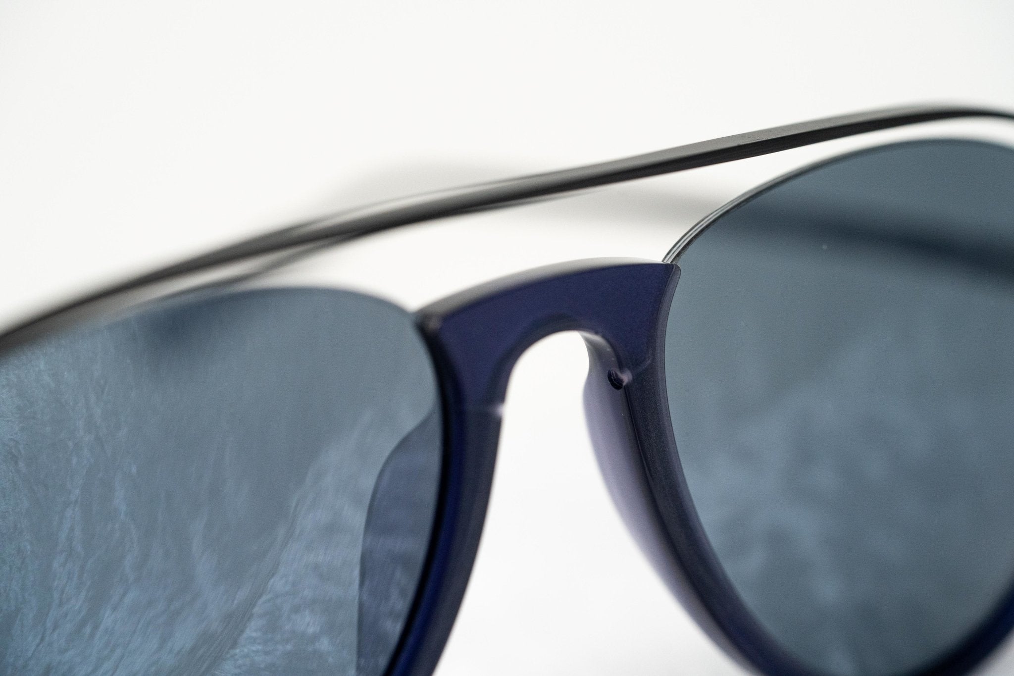 Kris Van Assche Sunglasses Navy Shiny Black and Blue-GR8 Sunglasses