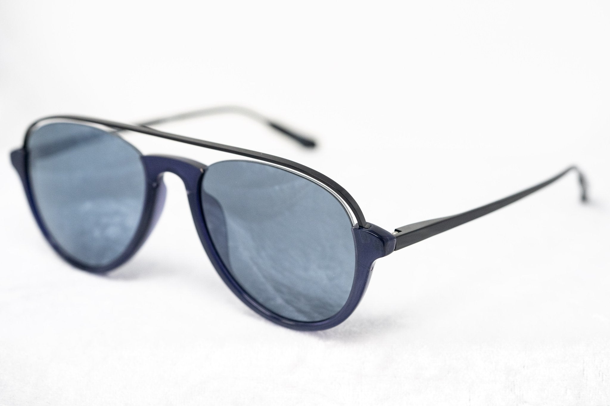 Kris Van Assche Sunglasses Navy Shiny Black and Blue-GR8 Sunglasses