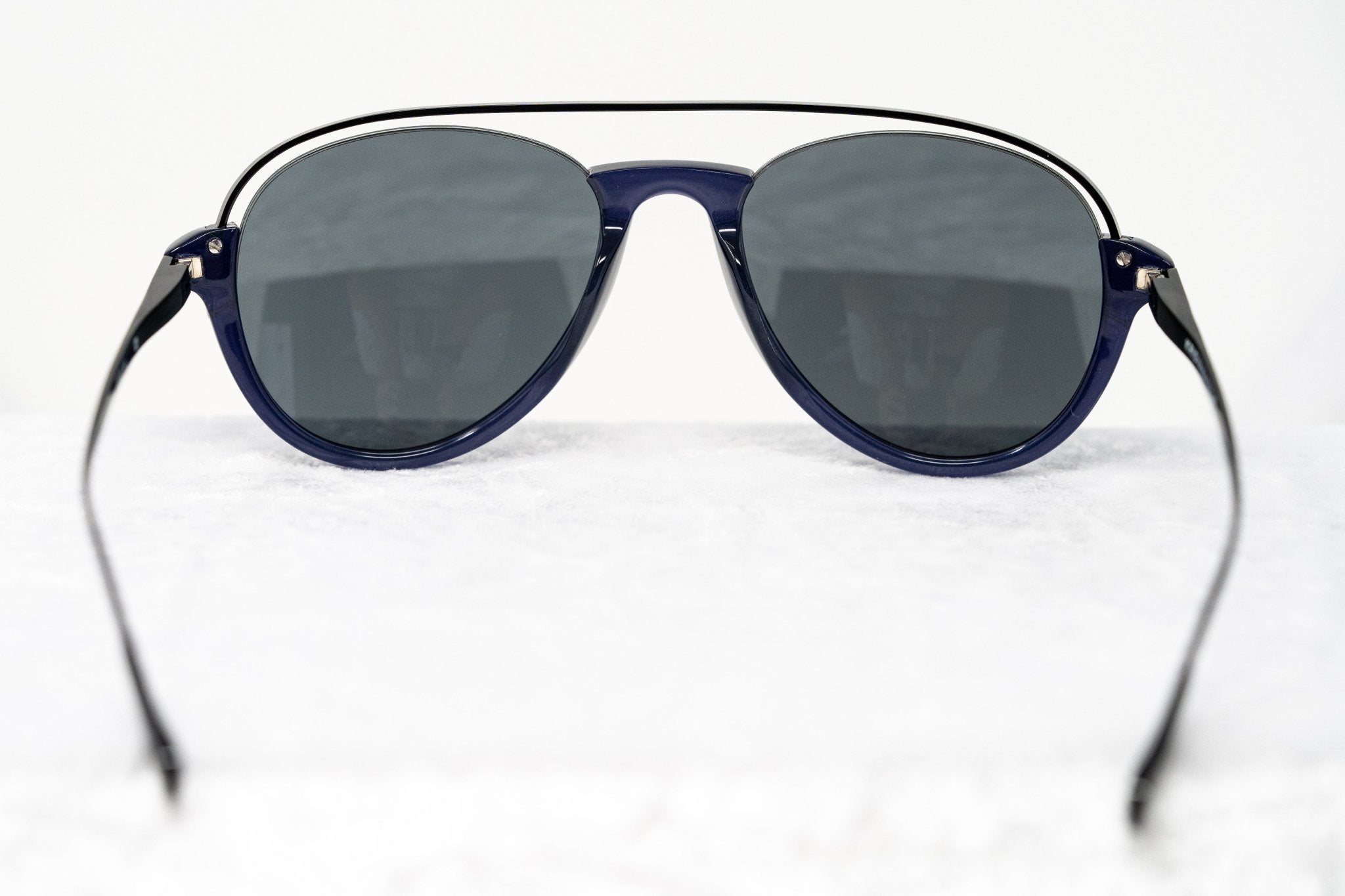 Kris Van Assche Sunglasses Navy Shiny Black and Blue-GR8 Sunglasses