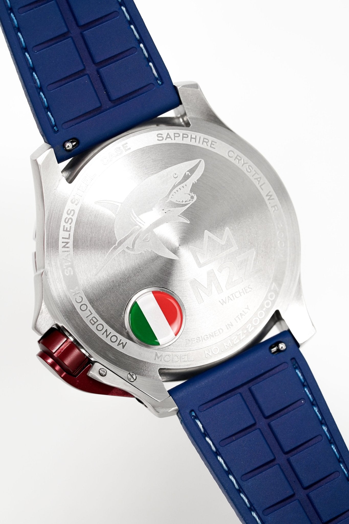 M2Z Men's Watch Diver 200 Blue 200-007-GR8 Sunglasses