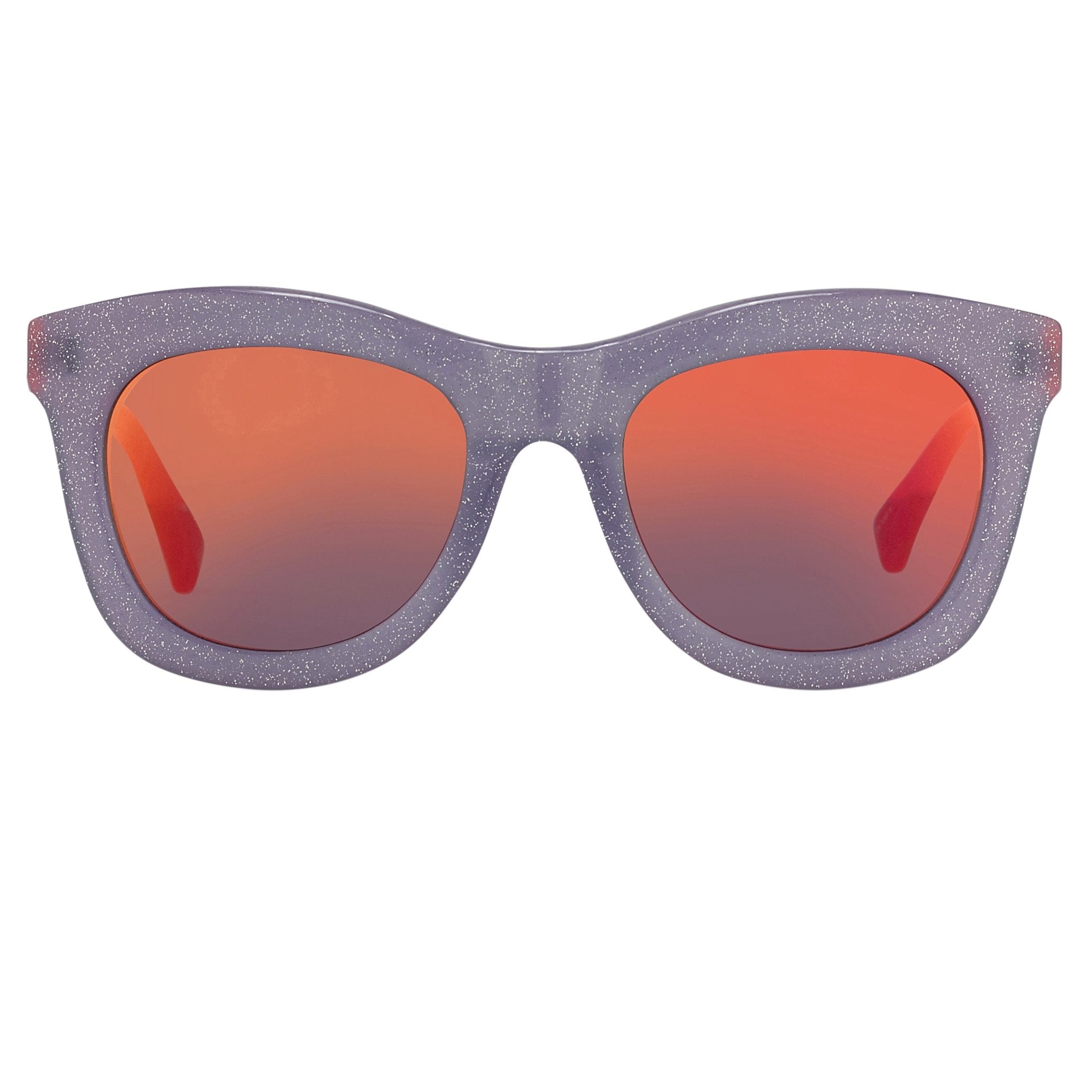 Markus Lupfer D-Frame Lilac and Orange Women's Sunglasses-GR8 Sunglasses