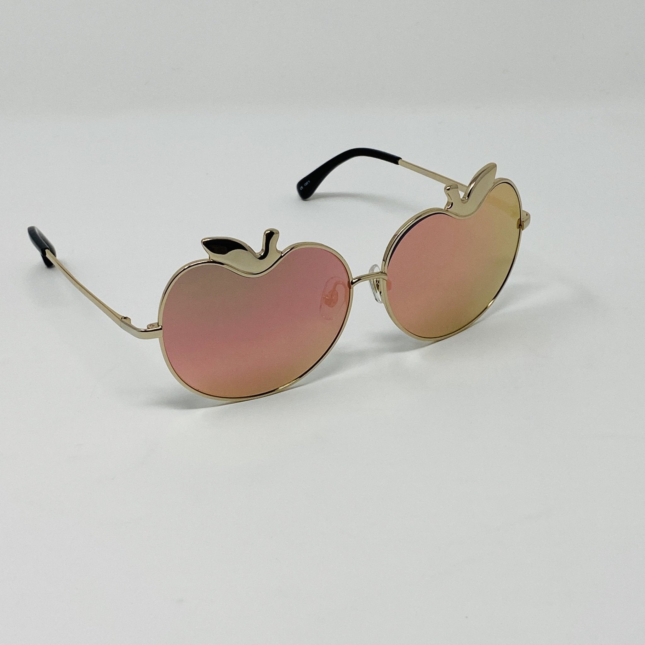 Markus Lupfer Sunglasses Special Apples Gold Mirror Lenses Category 3 Dark Tint ML12C7SUN - Watches & Crystals