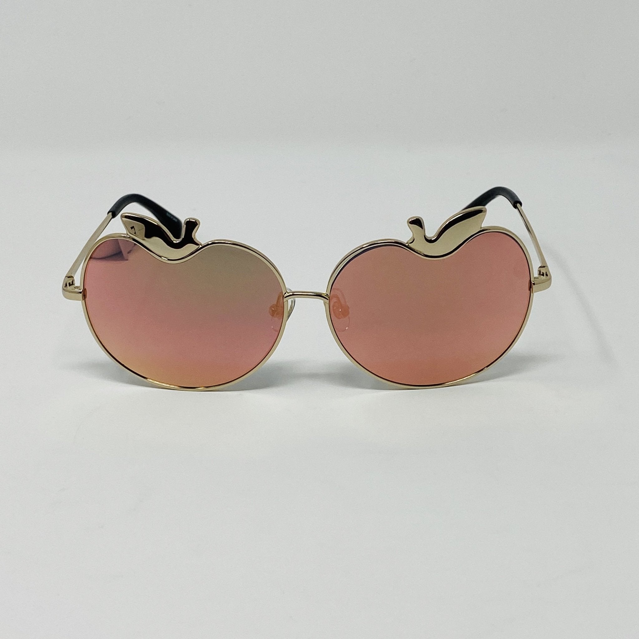 Markus Lupfer Sunglasses Special Apples Gold Mirror Lenses Category 3 Dark Tint ML12C7SUN - Watches & Crystals