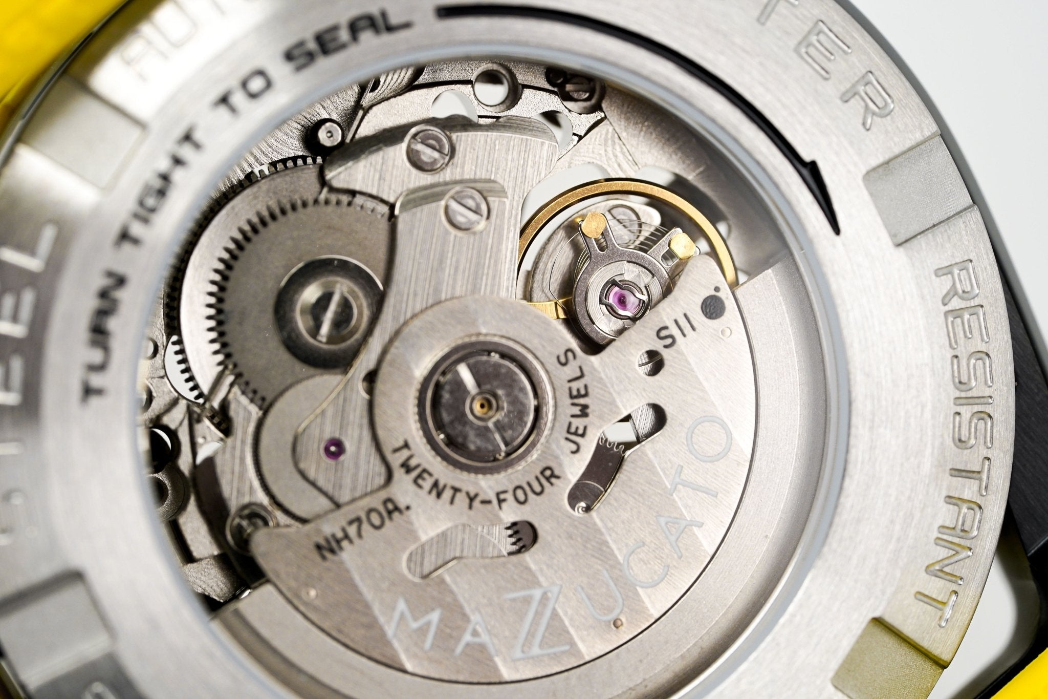 Mazzucato RIM SUB Men's Automatic Watch Yellow SK4-YL-GR8 Sunglasses