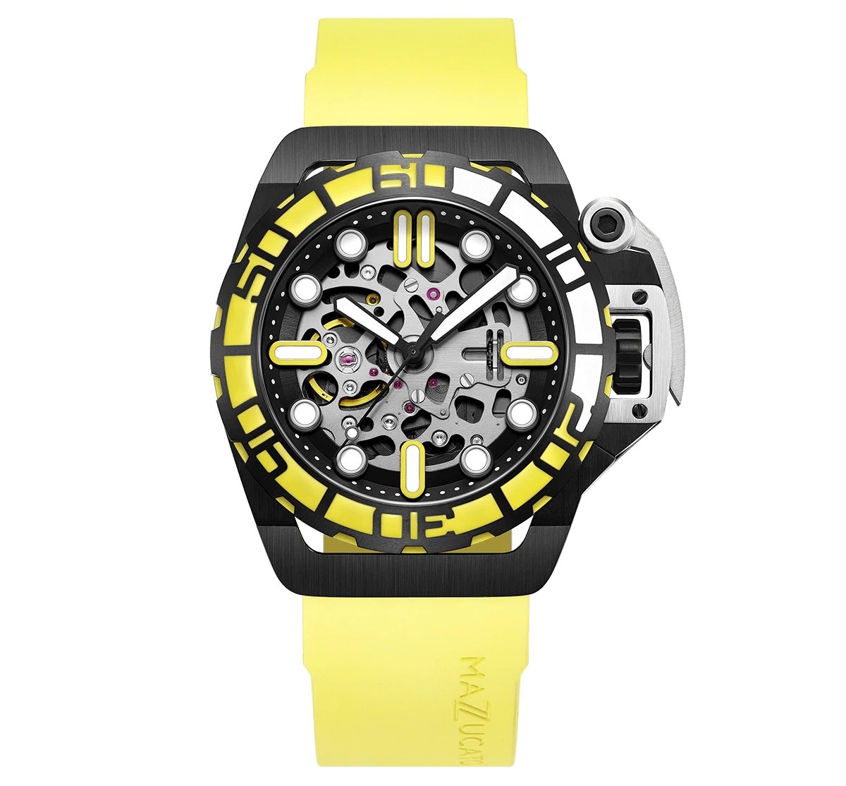 Mazzucato RIM SUB Men's Automatic Watch Yellow SK4-YL-GR8 Sunglasses