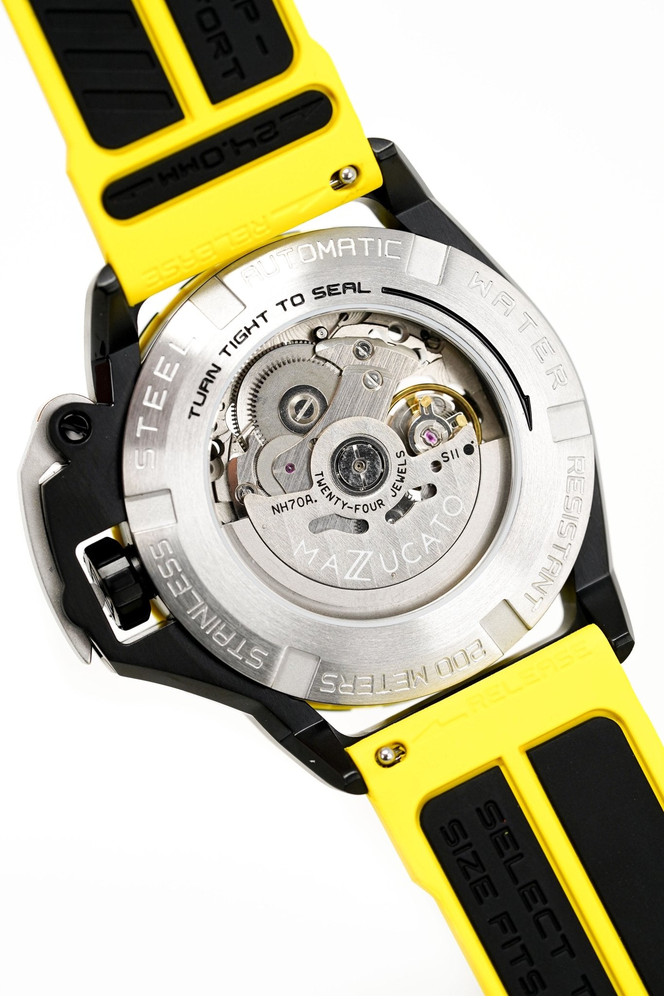 Mazzucato RIM SUB Men's Automatic Watch Yellow SK4-YL-GR8 Sunglasses