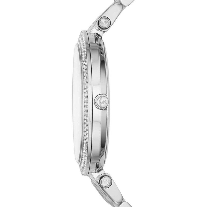 Michael Kors Ladies Watch Darci Silver Pave MK3437 - Watches & Crystals