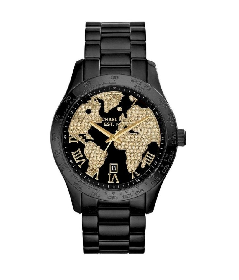 Michael Kors Ladies Watch Layton Black Pave Dial MK6091 - Watches & Crystals