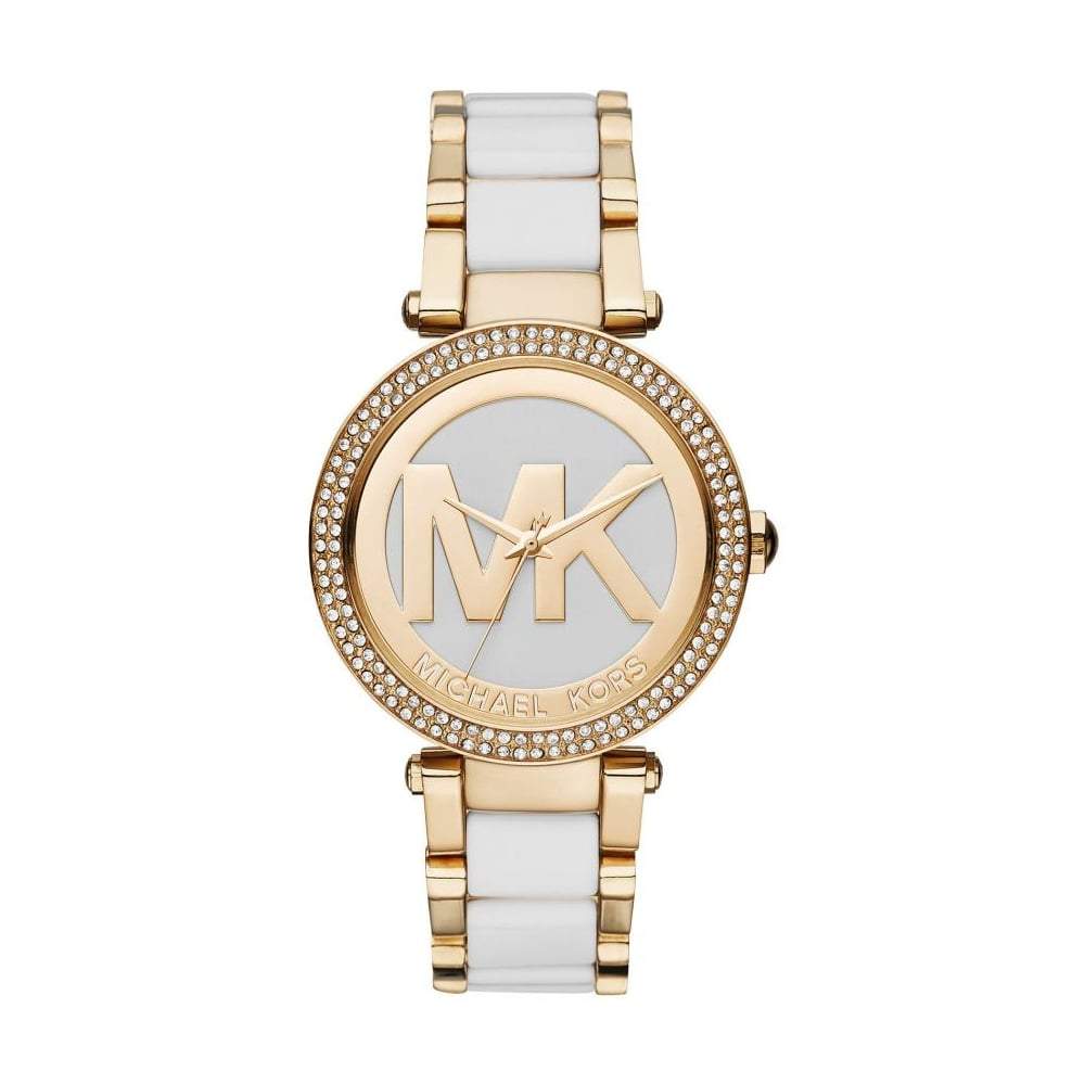 Michael Kors Ladies Watch Parker Yellow Gold MK6313 - Watches & Crystals