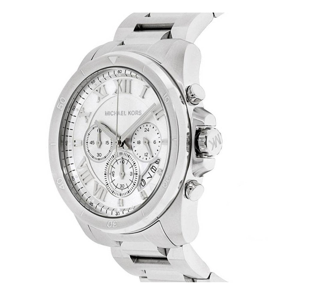Michael Kors Watch Brecken Chronograph SIlver MK8562 - Watches & Crystals