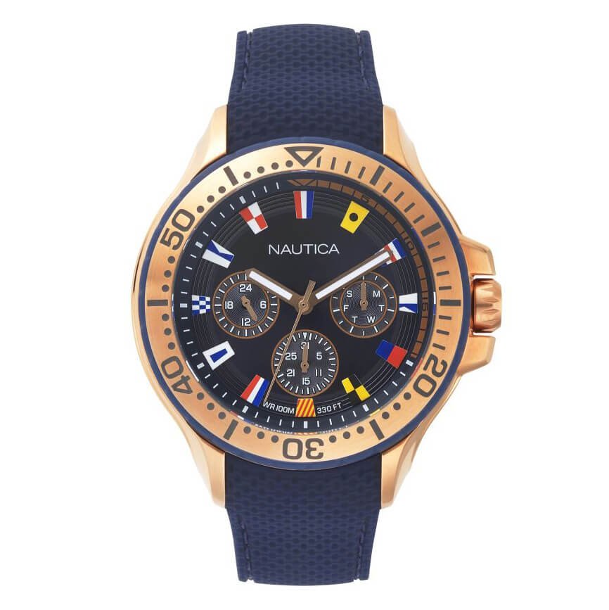 Nautica Men's Watch Auckland Navy NAPAUC008 - Watches & Crystals