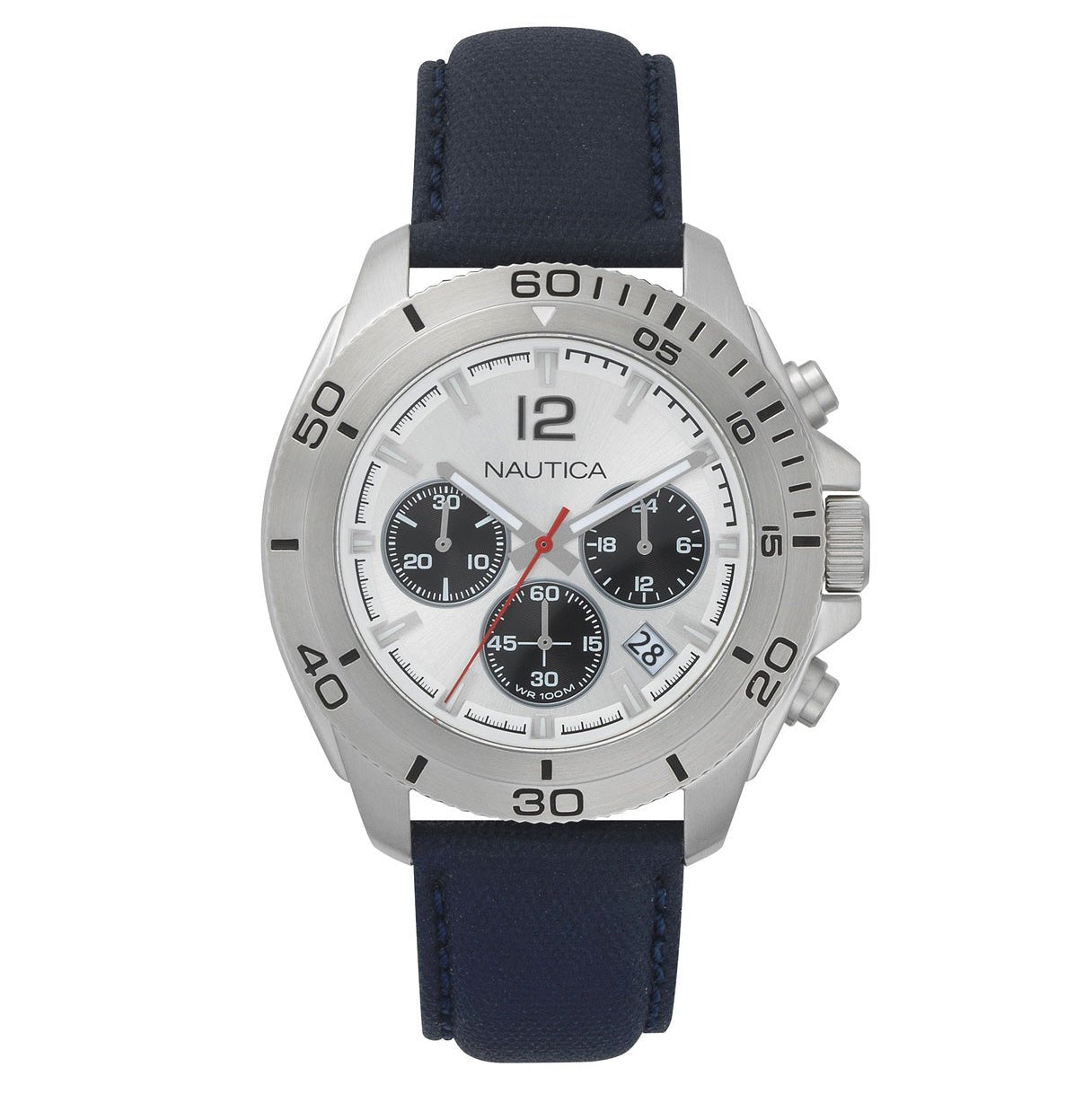 Nautica Men's Watch Chronograph Andover Navy NAPADR001 - Watches & Crystals