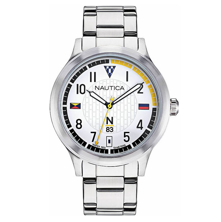 Nautica Men's Watch N-83 Crissy Field Silver NAPCFVC01 - Watches & Crystals
