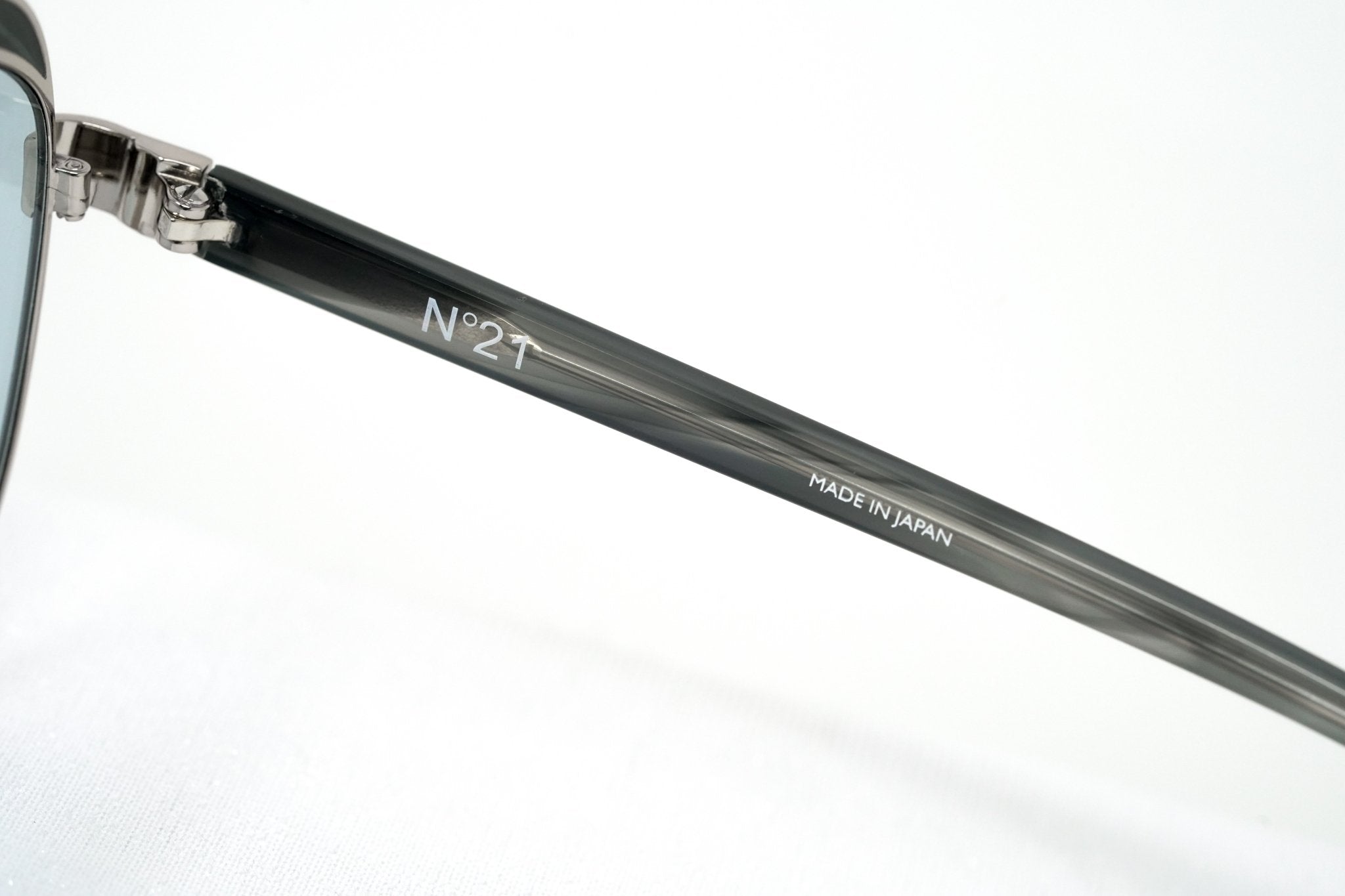 NO 21 Sunglasses Brass and Blue Lenses-GR8 Sunglasses