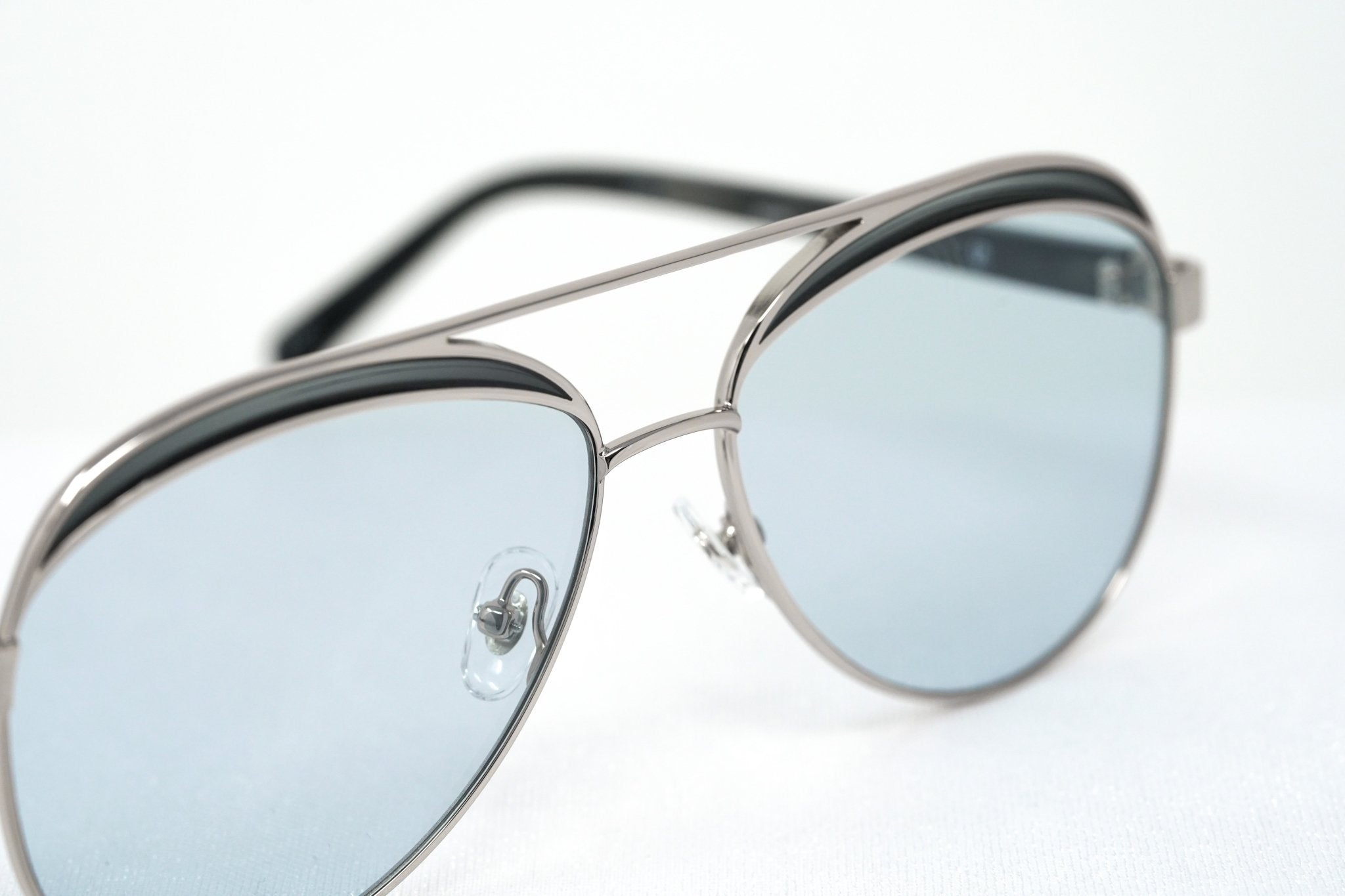 NO 21 Sunglasses Brass and Blue Lenses-GR8 Sunglasses