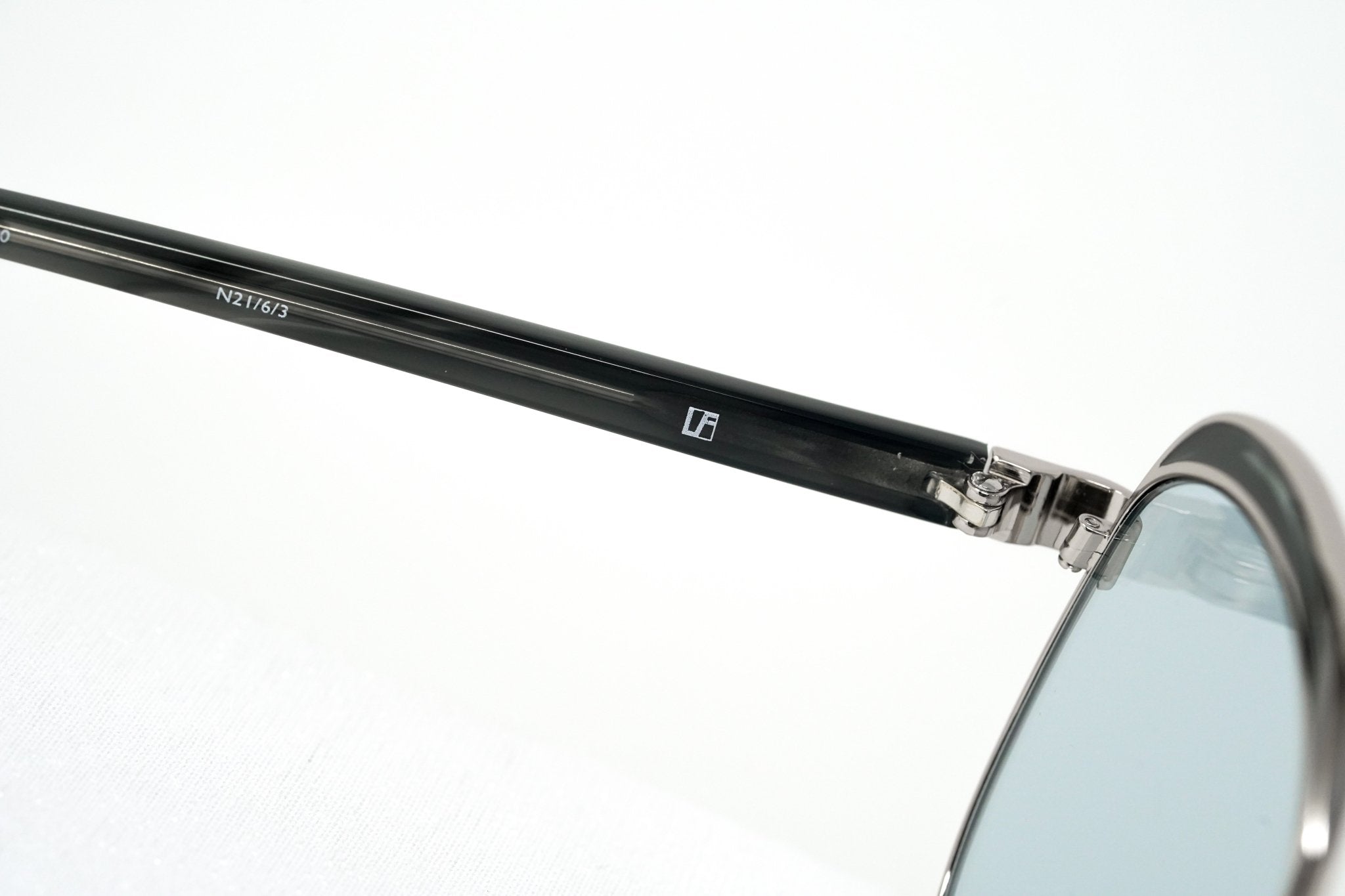 NO 21 Sunglasses Brass and Blue Lenses-GR8 Sunglasses