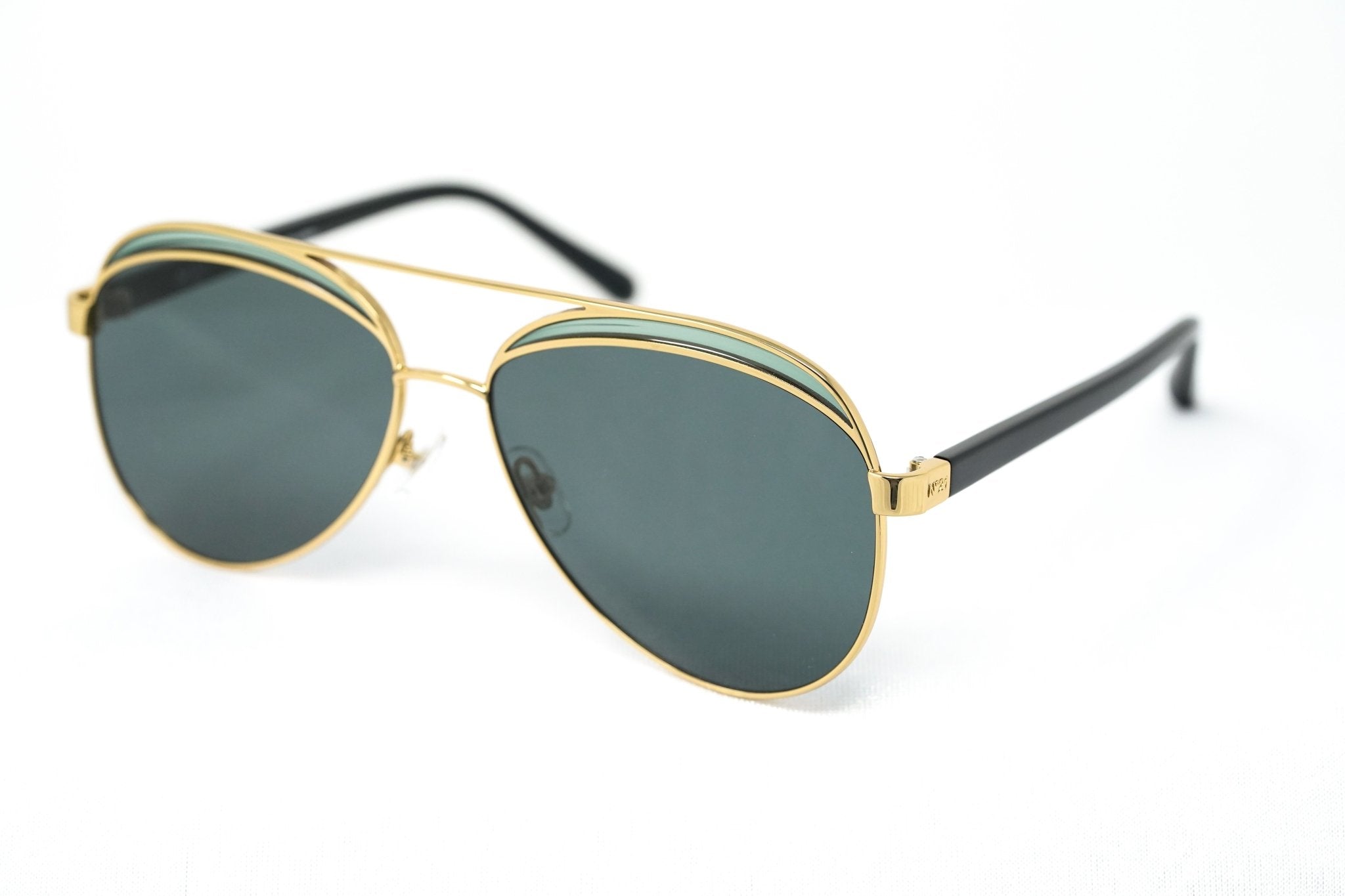 NO 21 Sunglasses Gold and Green-GR8 Sunglasses