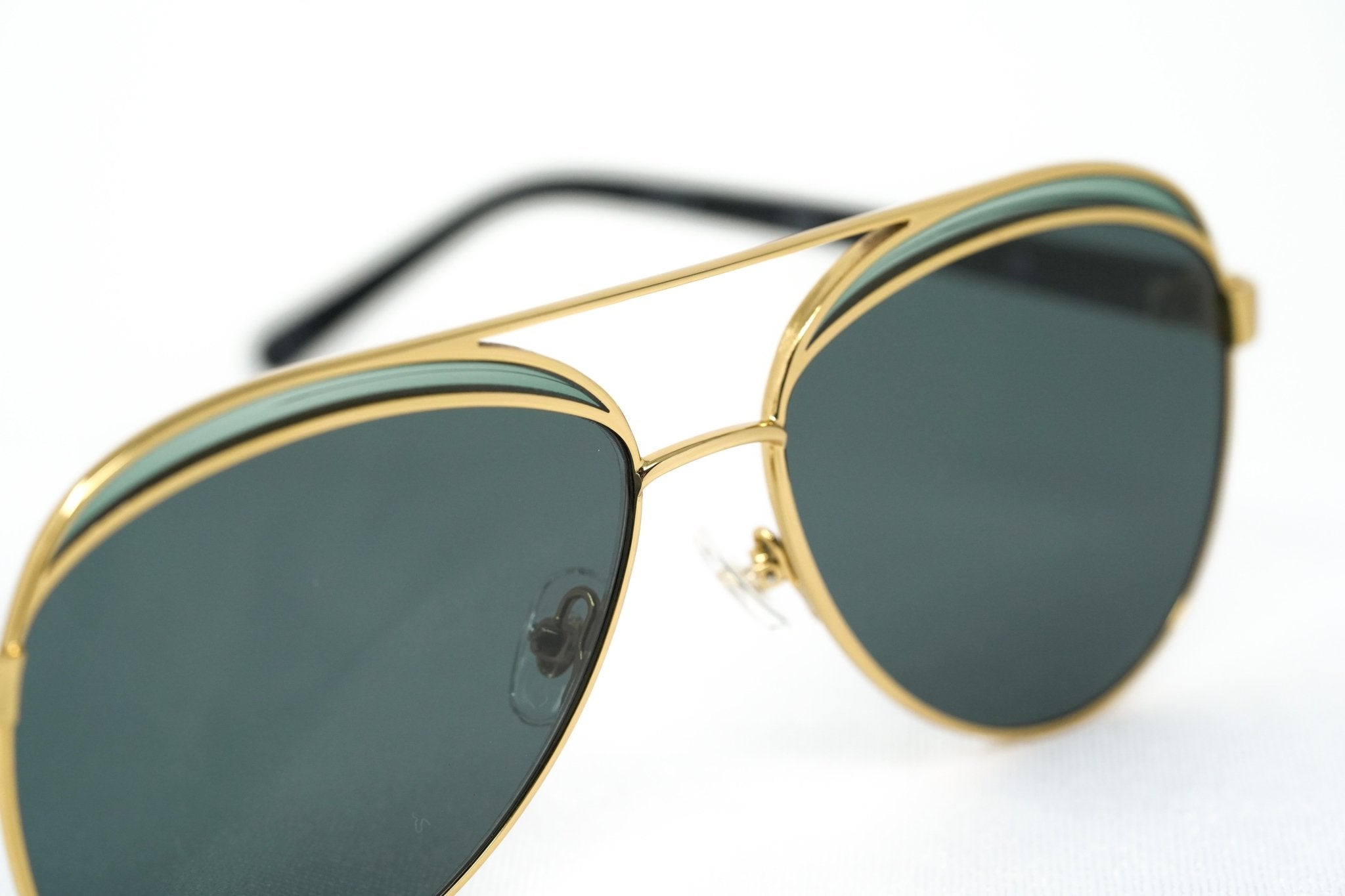 NO 21 Sunglasses Gold and Green-GR8 Sunglasses