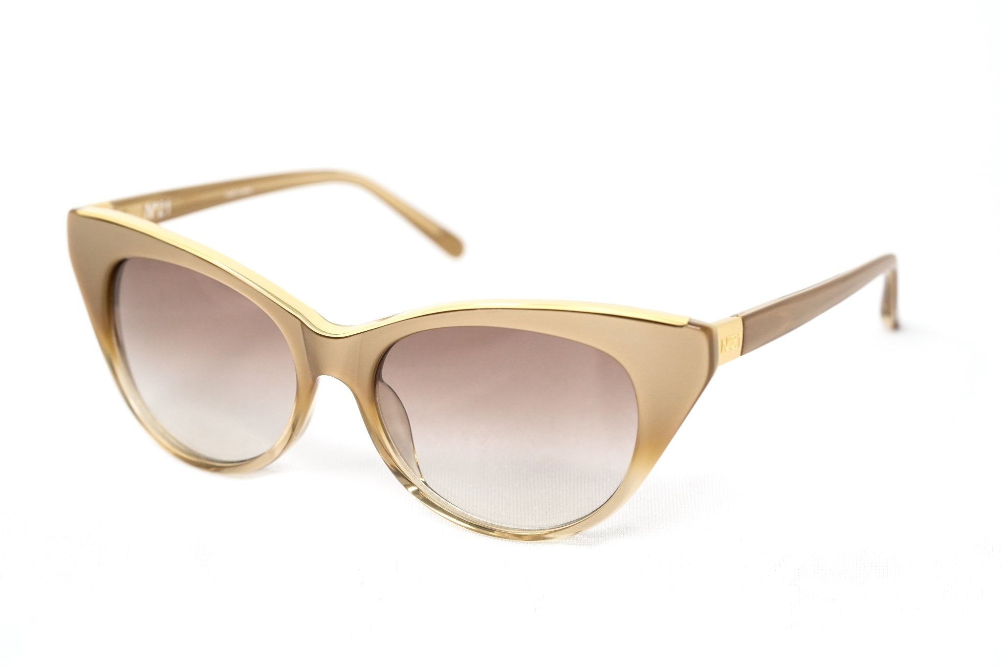NO 21 Women's Sunglasses Cat Eye Gold-GR8 Sunglasses