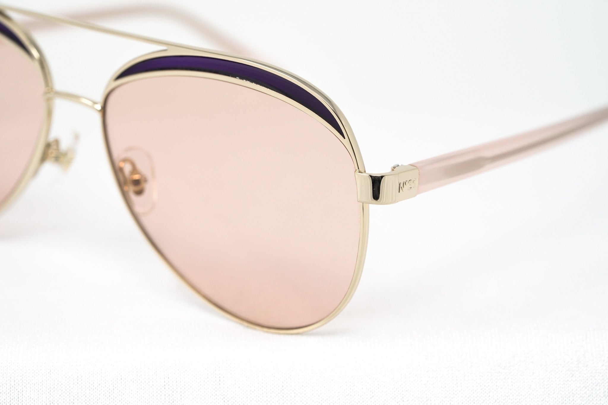 NO 21 Women's Sunglasses Rose Gold and Peach-GR8 Sunglasses