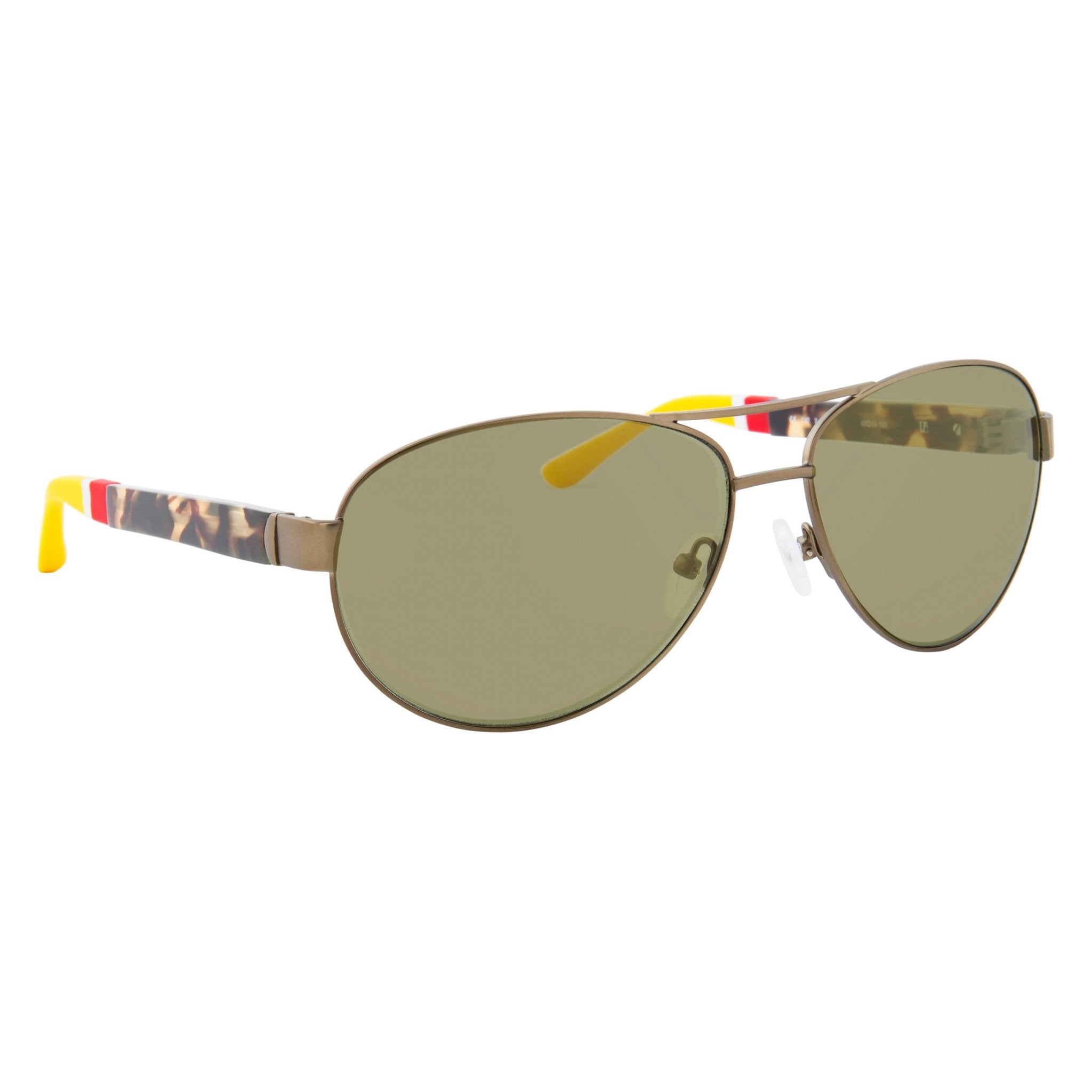 Orlebar Brown Sunglasses Camo Tortise Shell and Green-GR8 Sunglasses