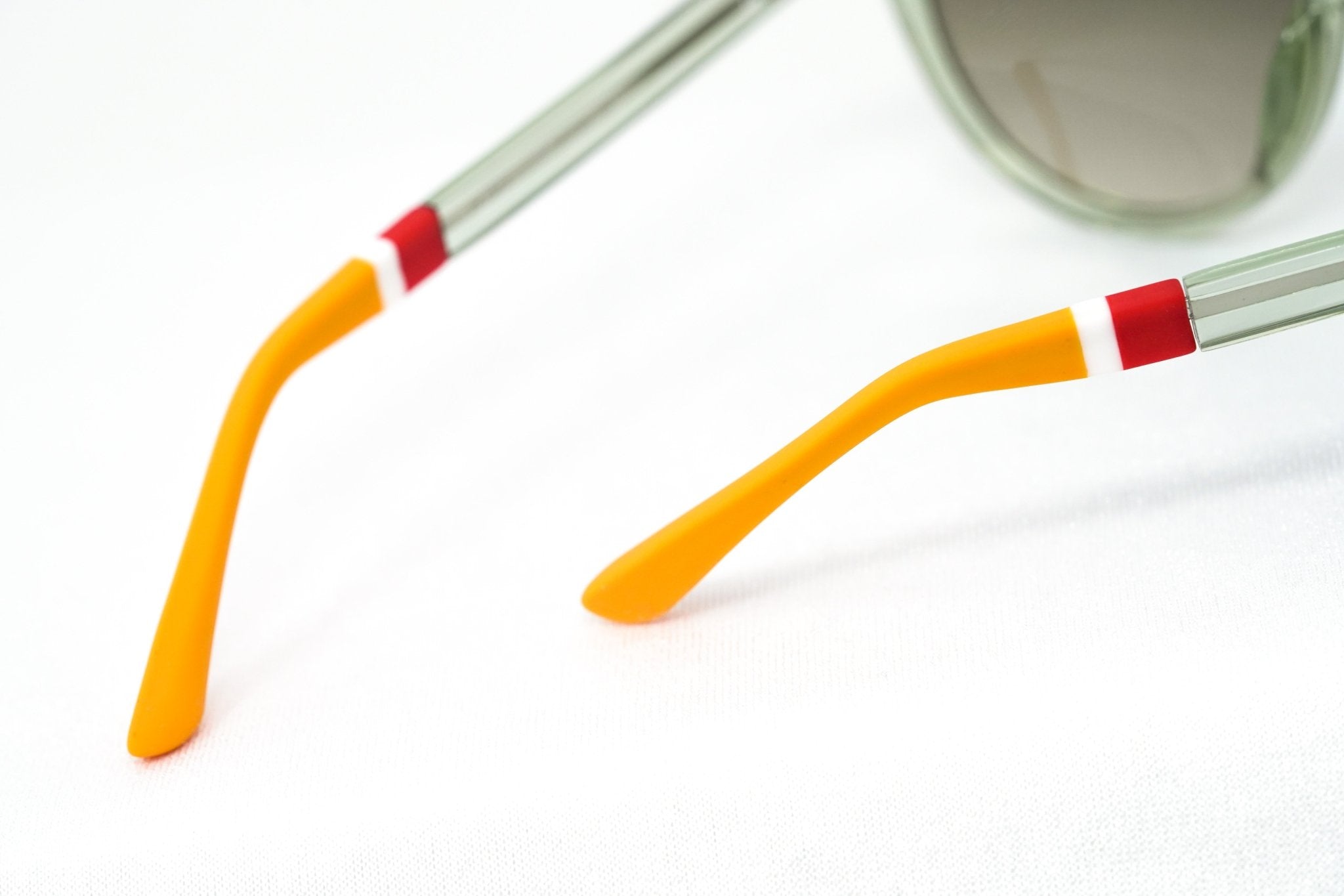 Orlebar Brown Sunglasses Round Transparent Green and Orange-GR8 Sunglasses