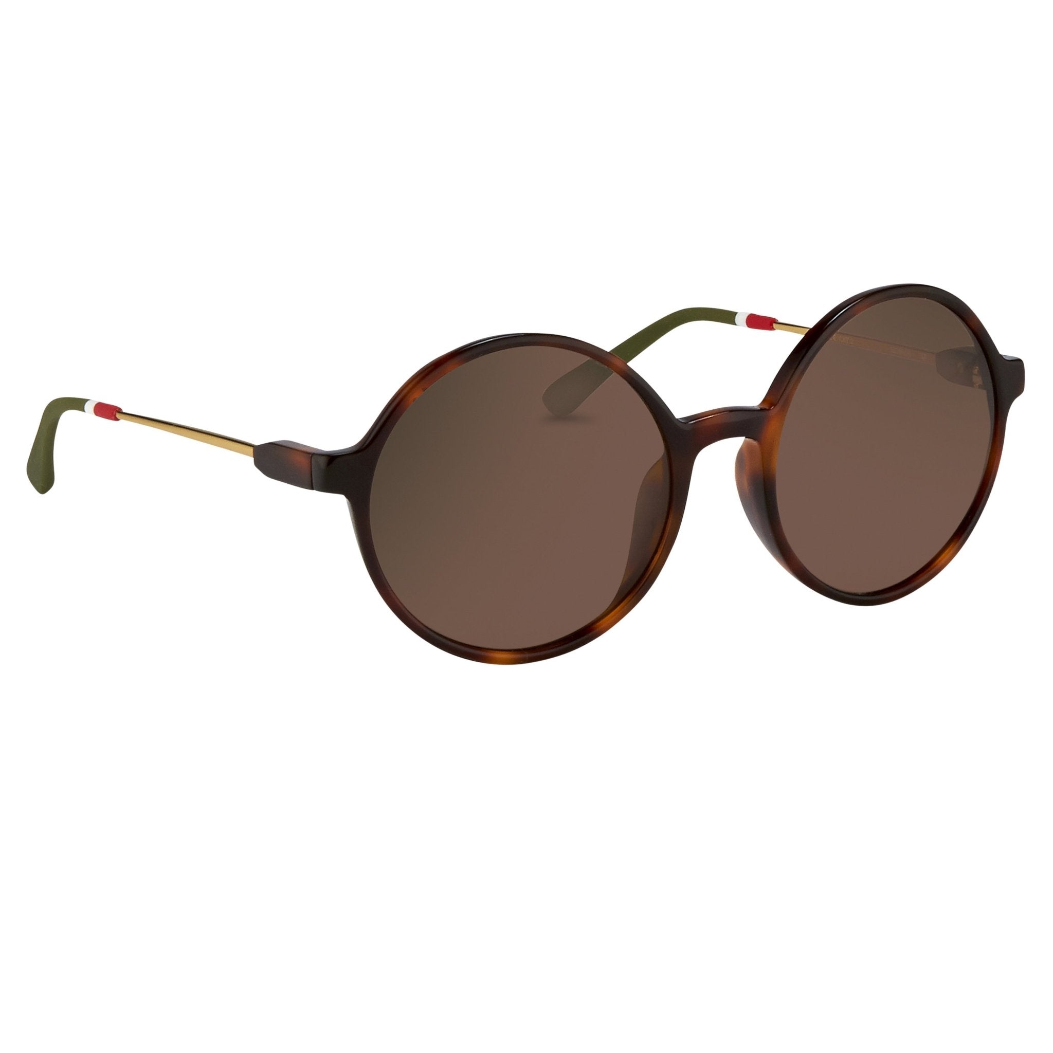 Orlebar Brown Sunglasses Round Tortoise Shell and Brown OB27C2SUN-GR8 Sunglasses