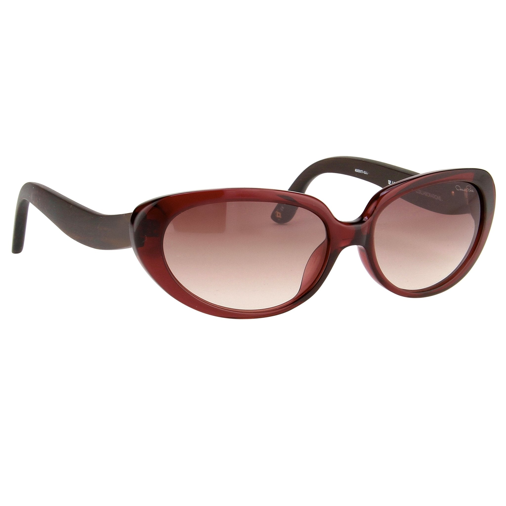 Oscar De La Renta Ladies Eyeglasses Cat Eye Ruby and Grey ODLR43C9SUN-GR8 Sunglasses