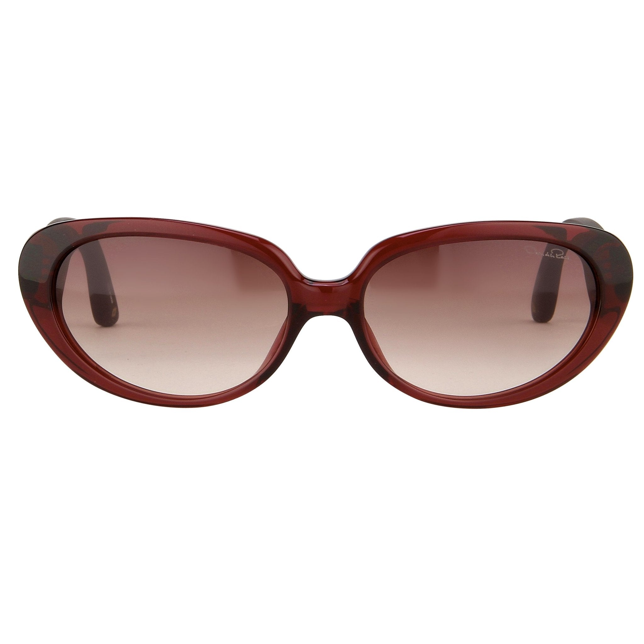 Oscar De La Renta Ladies Eyeglasses Cat Eye Ruby and Grey ODLR43C9SUN-GR8 Sunglasses
