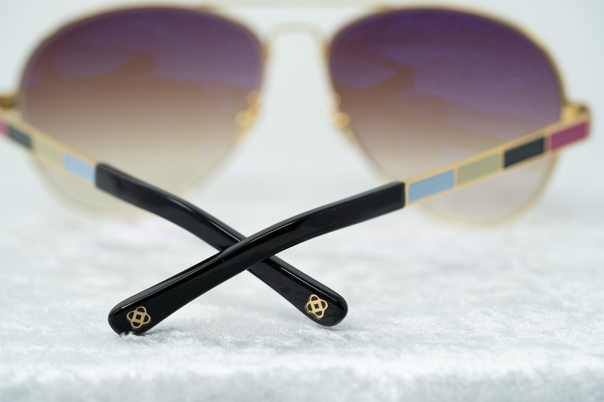 Oscar De La Renta Sunglasses Gold and Brown ODLR44C4SUN-GR8 Sunglasses