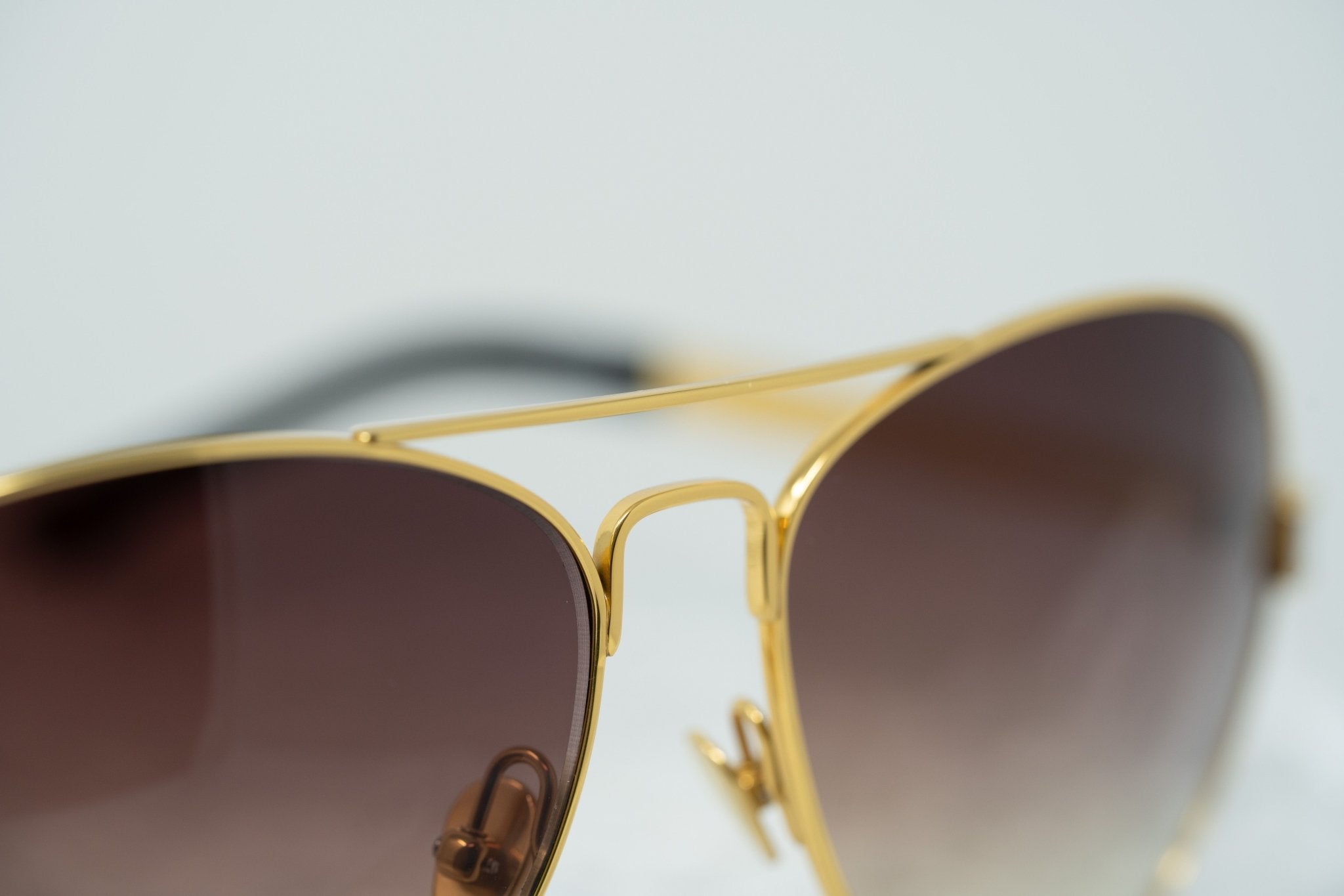 Oscar De La Renta Sunglasses Gold and Brown Graduated Lenses - ODLR44C4SUN - Watches & Crystals