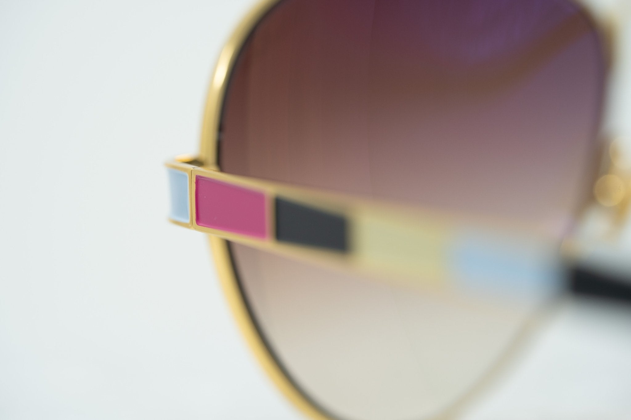 Oscar De La Renta Sunglasses Gold and Brown ODLR44C4SUN-GR8 Sunglasses