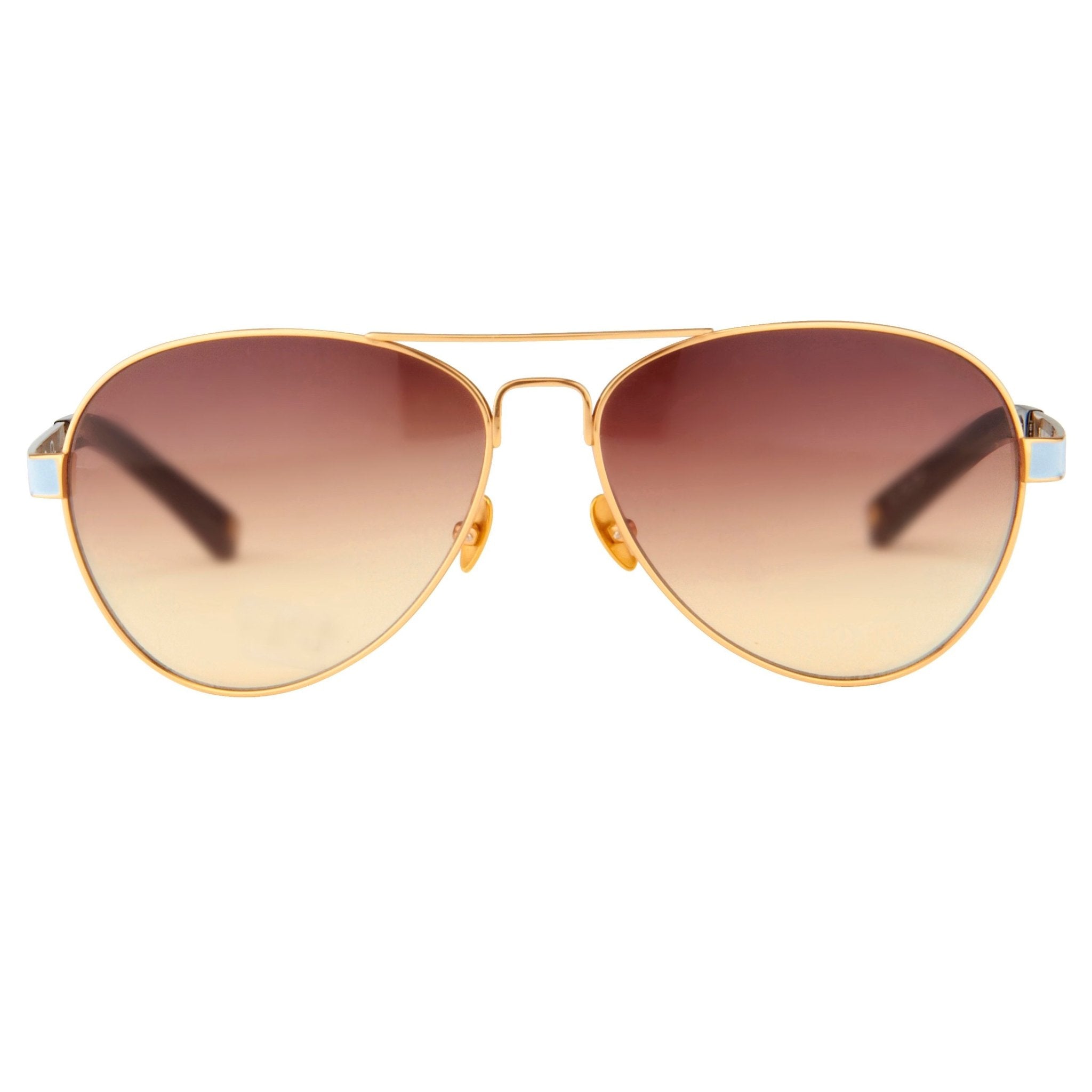 Oscar De La Renta Sunglasses Gold and Brown ODLR44C4SUN-GR8 Sunglasses