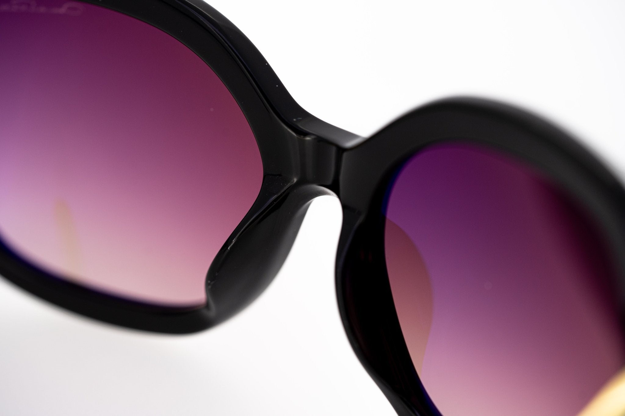 Oscar De La Renta Sunglasses Jackie O Black and Pink Lenses - ODLR34C1SUN - Watches & Crystals