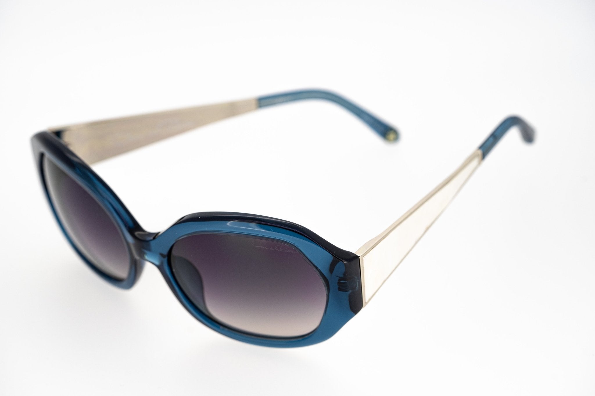 Oscar De La Renta Sunglasses Jackie O Blue and Grey-GR8 Sunglasses