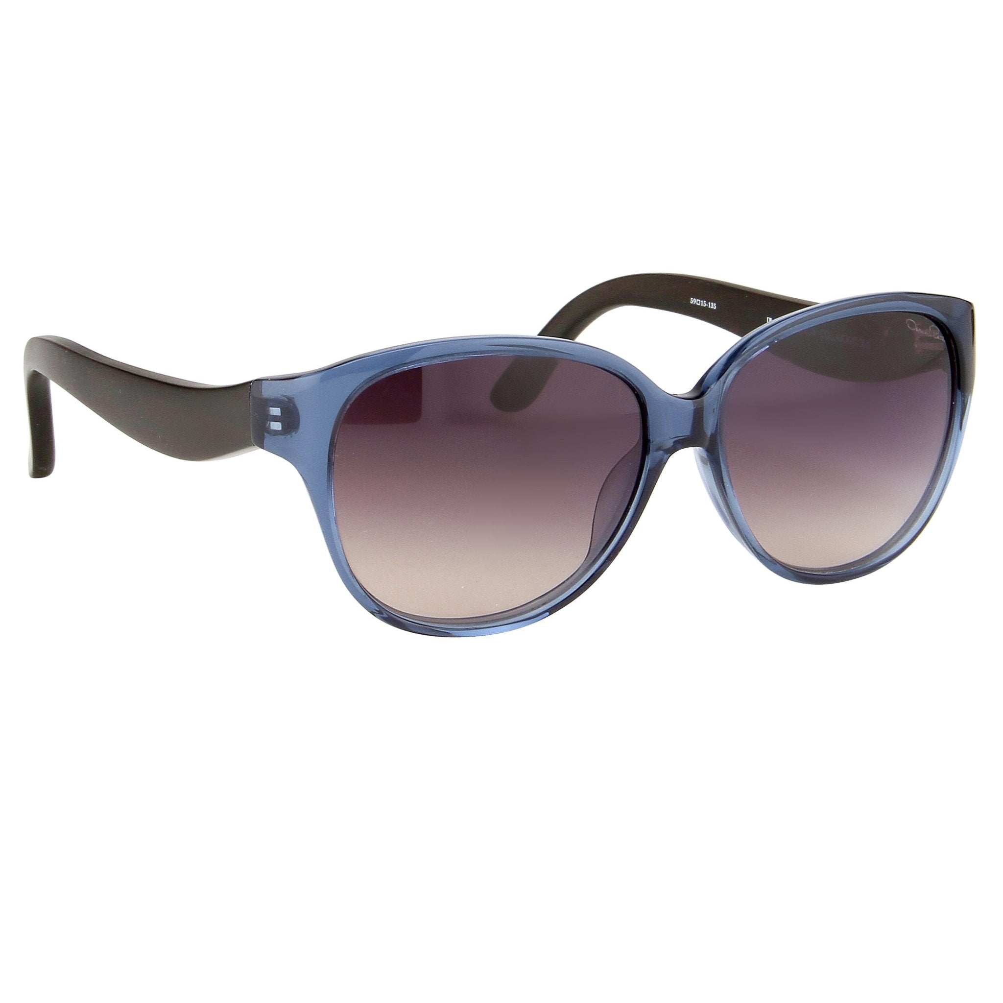 Oscar De La Renta Ladies Sunglasses Oval Blue and Grey ODLR30C4SUN-GR8 Sunglasses