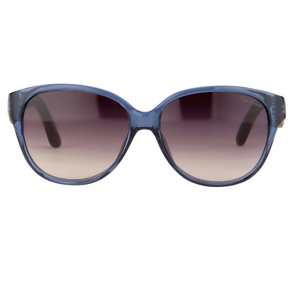 Oscar De La Renta Ladies Sunglasses Oval Blue and Grey ODLR30C4SUN-GR8 Sunglasses