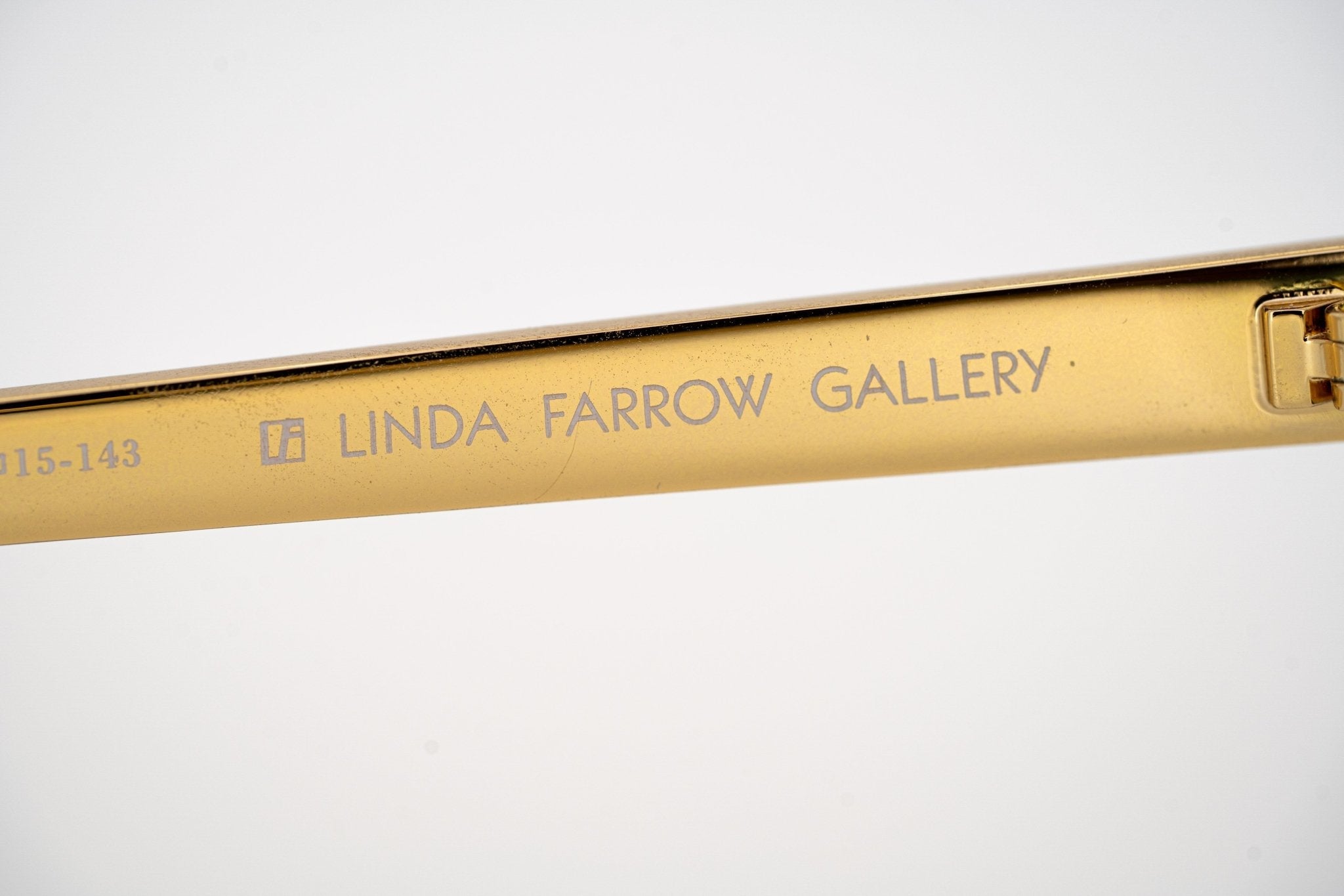 Oscar De La Renta Sunglasses Oval Frame Gold and Green-GR8 Sunglasses