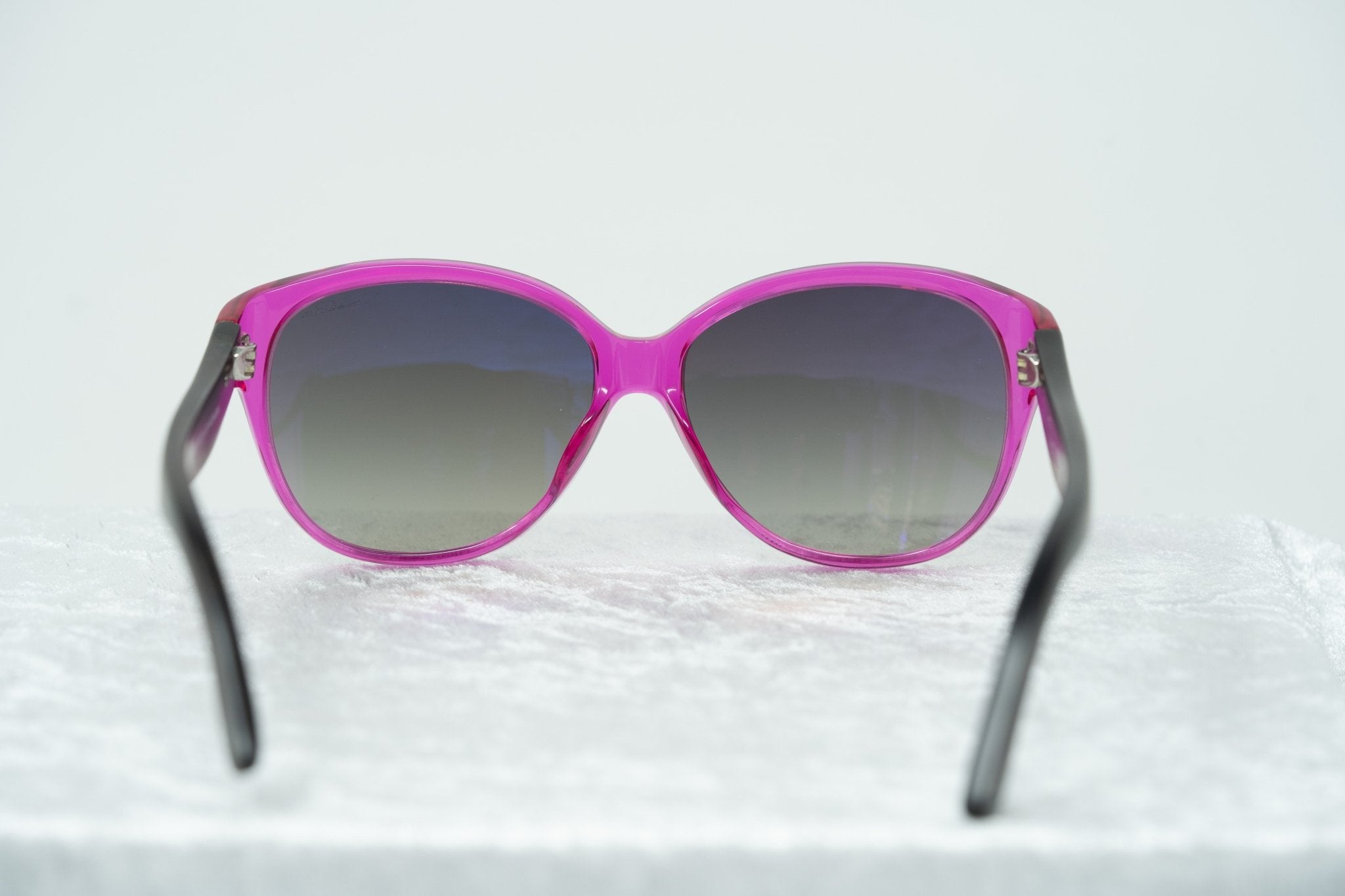Oscar De La Renta Sunglasses Oval Pink and Dark Grey-GR8 Sunglasses