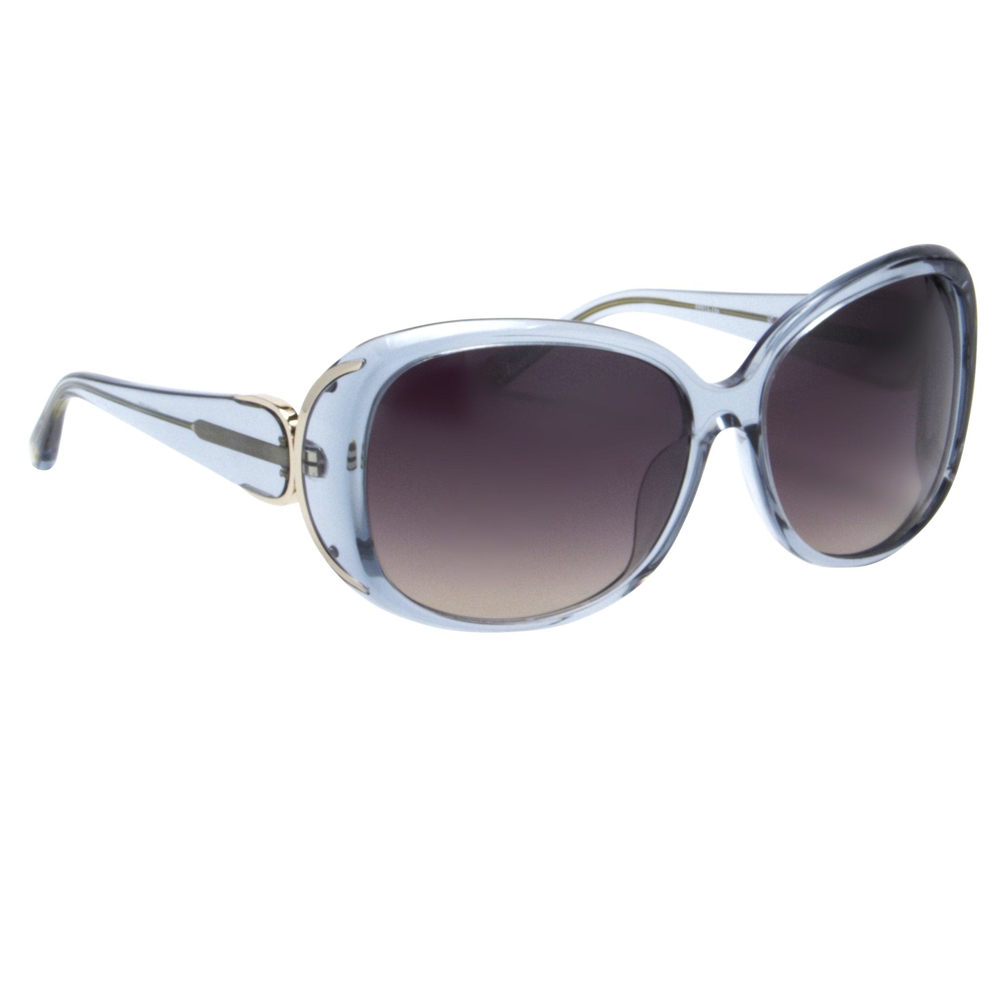 Oscar De La Renta Sunglasses Oversized Blue and Dark Grey-GR8 Sunglasses