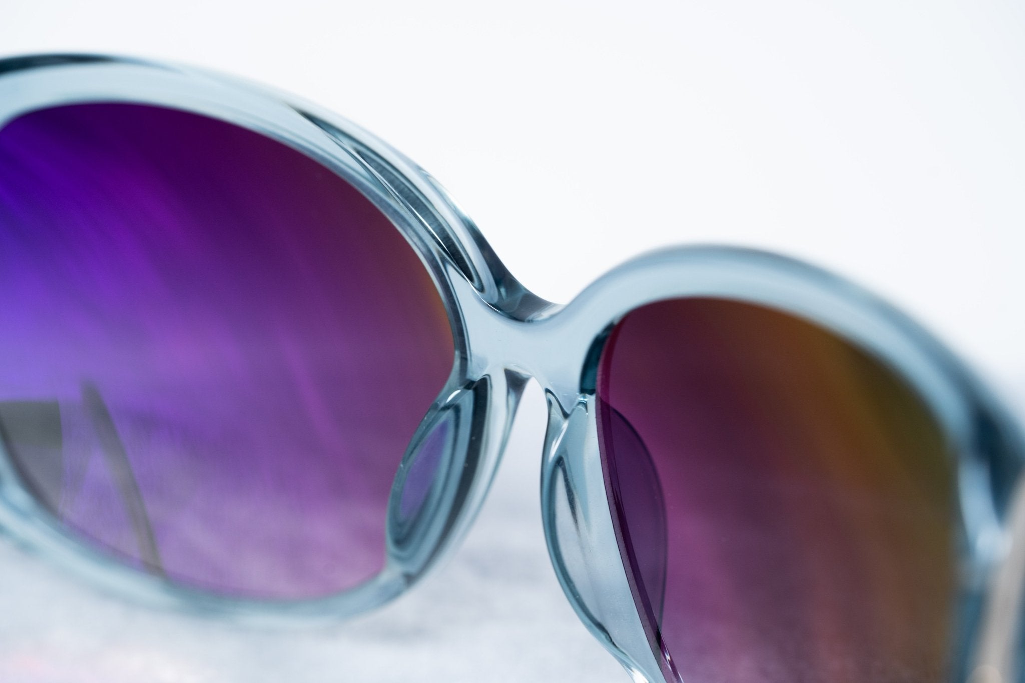 Oscar De La Renta Sunglasses Oversized Blue and Dark Grey-GR8 Sunglasses